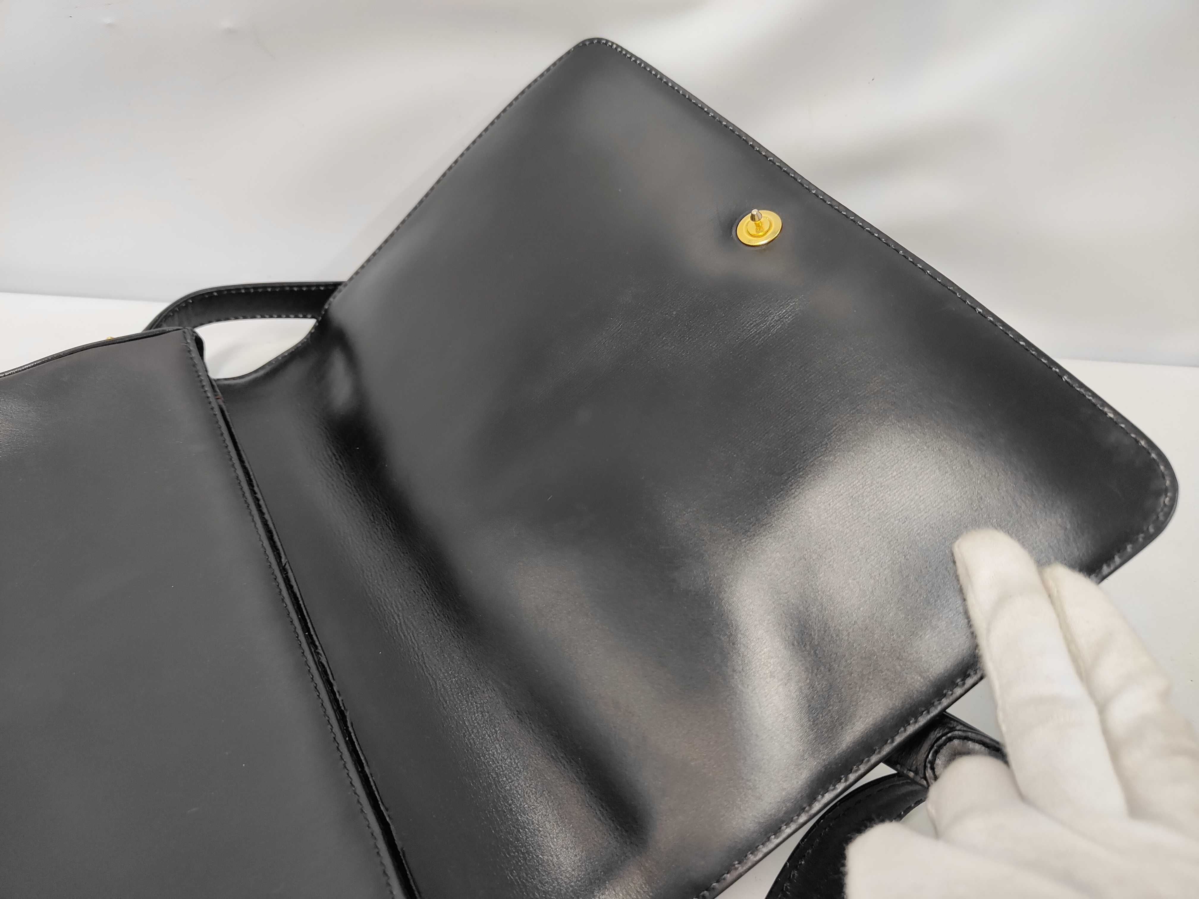 Leather Anagram Shoulder Bag — view 8