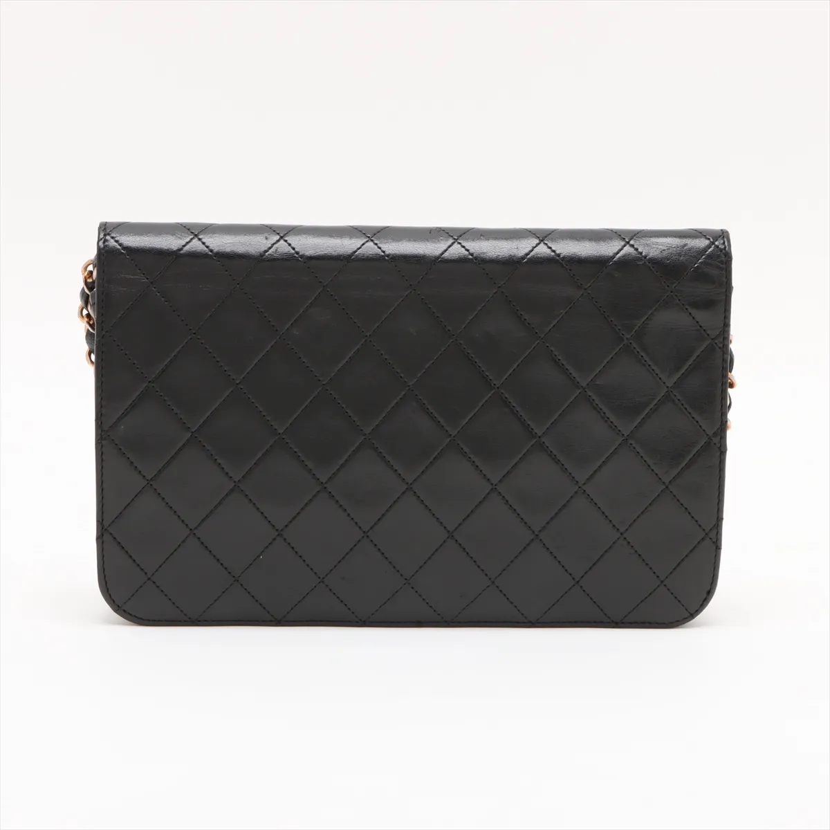 Matelasse Lambskin Chain Shoulder Bag Push Lock Black Gold Hardware 5661960 5th Series — view 2