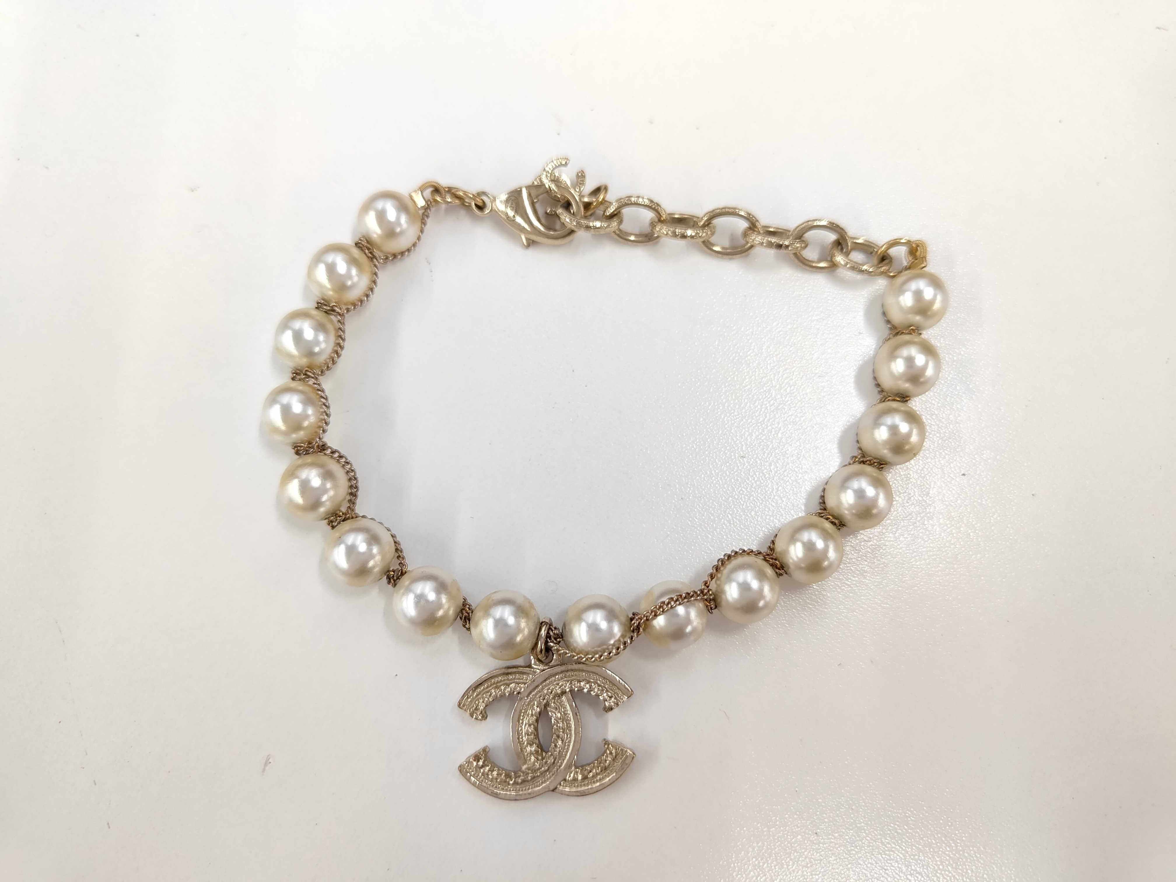 Coco Mark Faux Pearl Bracelet Bracelet/Bangle — view 2