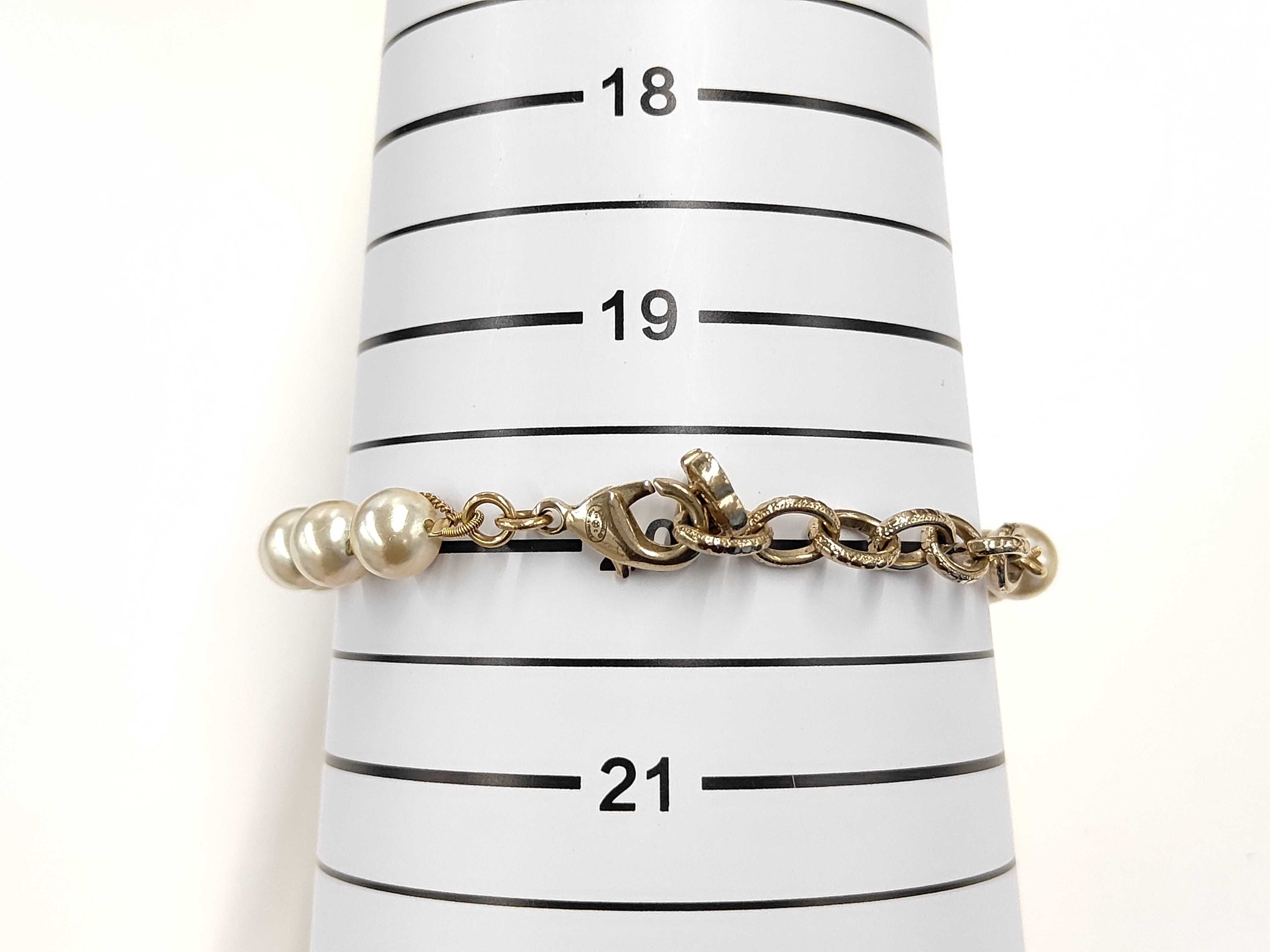 Coco Mark Faux Pearl Bracelet Bracelet/Bangle — view 4