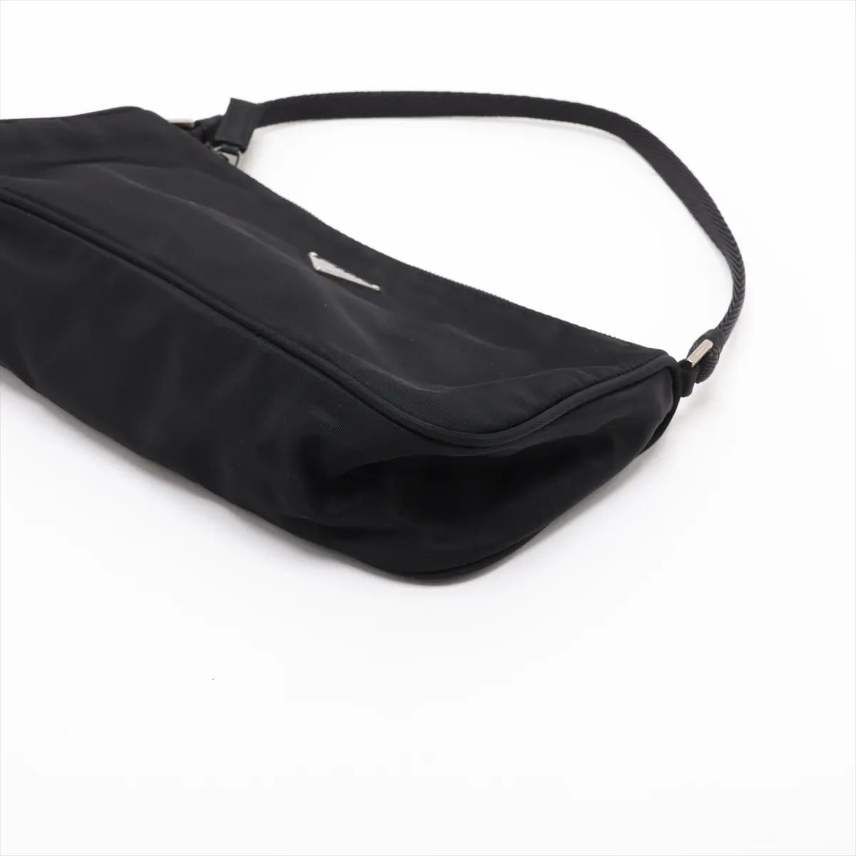 Tessuto Nylon Handbag, Black — view 3