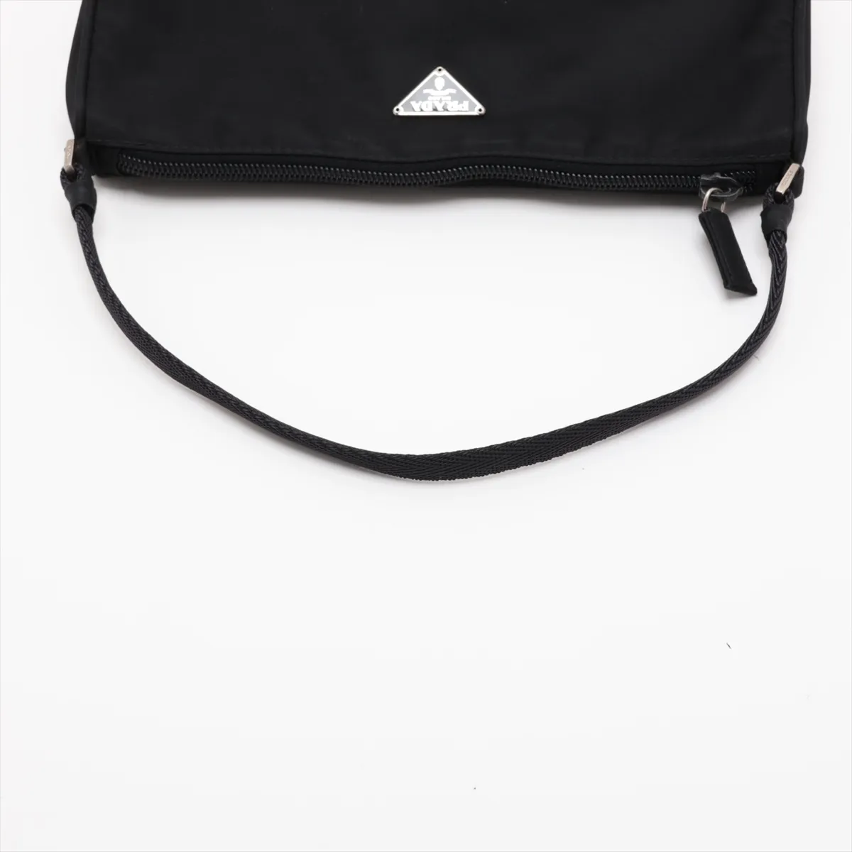 Tessuto Nylon Handbag, Black — view 5