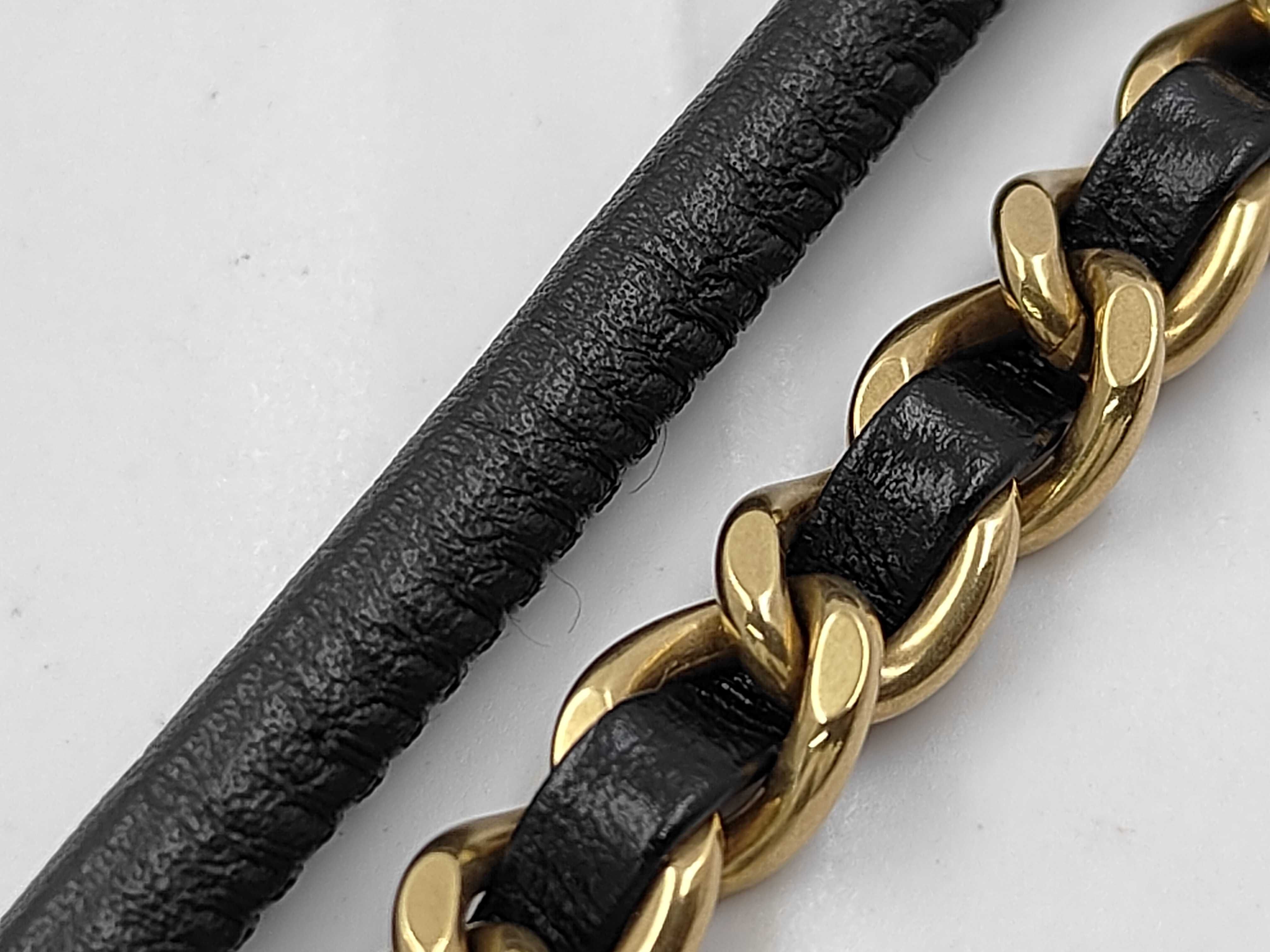22 Mini Random Serial Number Calfskin Black Gold Bag — view 4