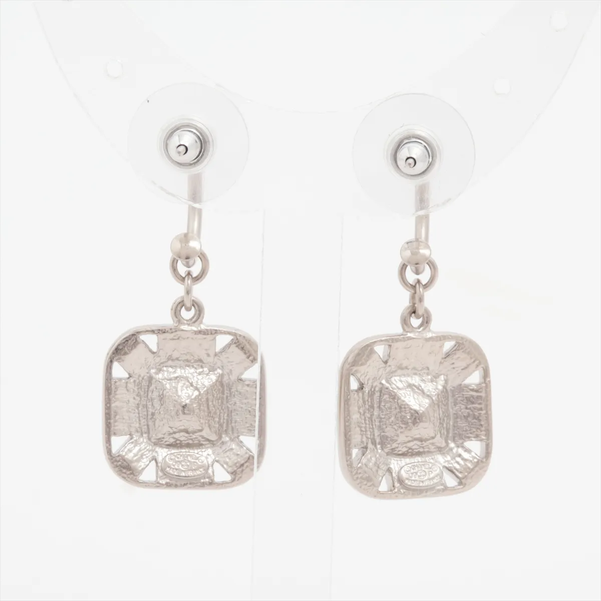 Cocomark 09P Earrings (for both ears) GP x Rhinestone Silver — view 3