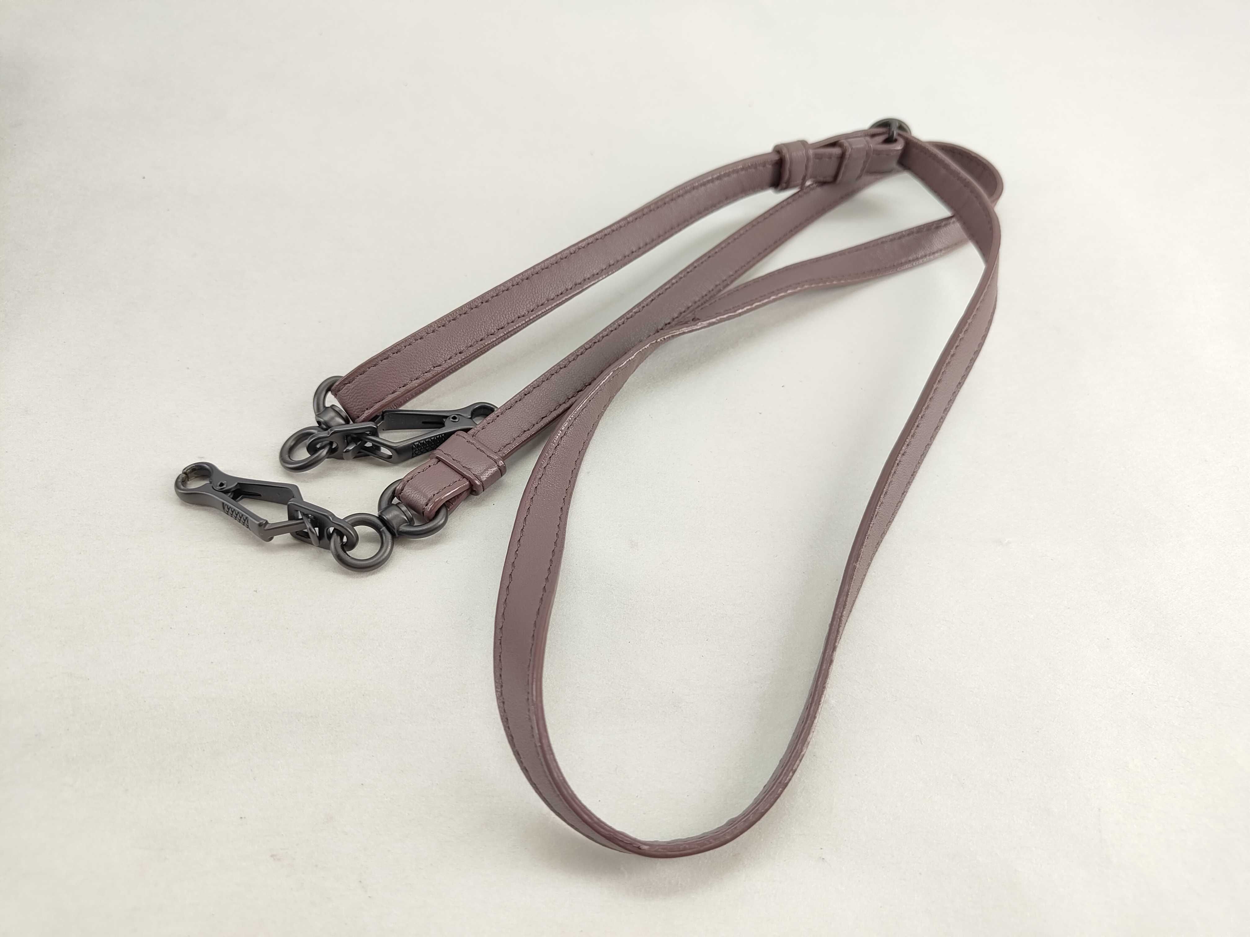 Intrecciato Convertible Boston Bag Leather Purple Sling Bag — view 8