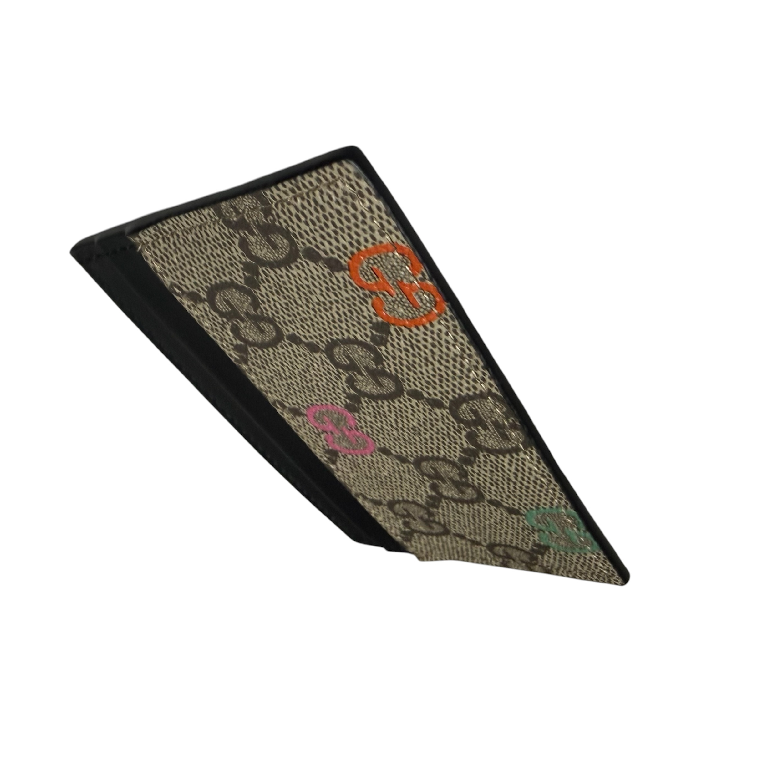 GG Supreme Black Multicolor Card Case (Card Case/Pass Case/Business Card Holder) — view 4