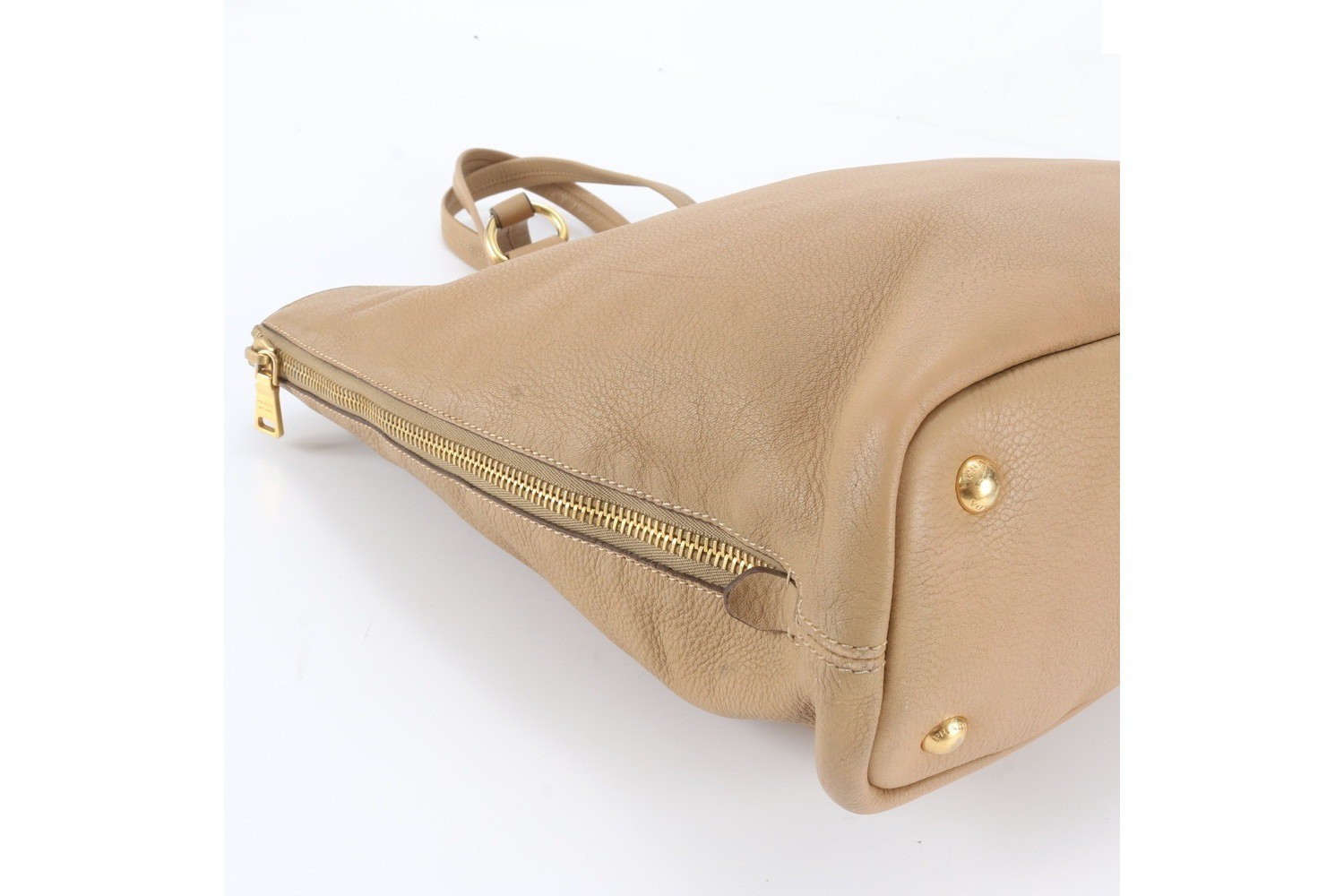 Vitello Daino Leather Tote Bag — view 6