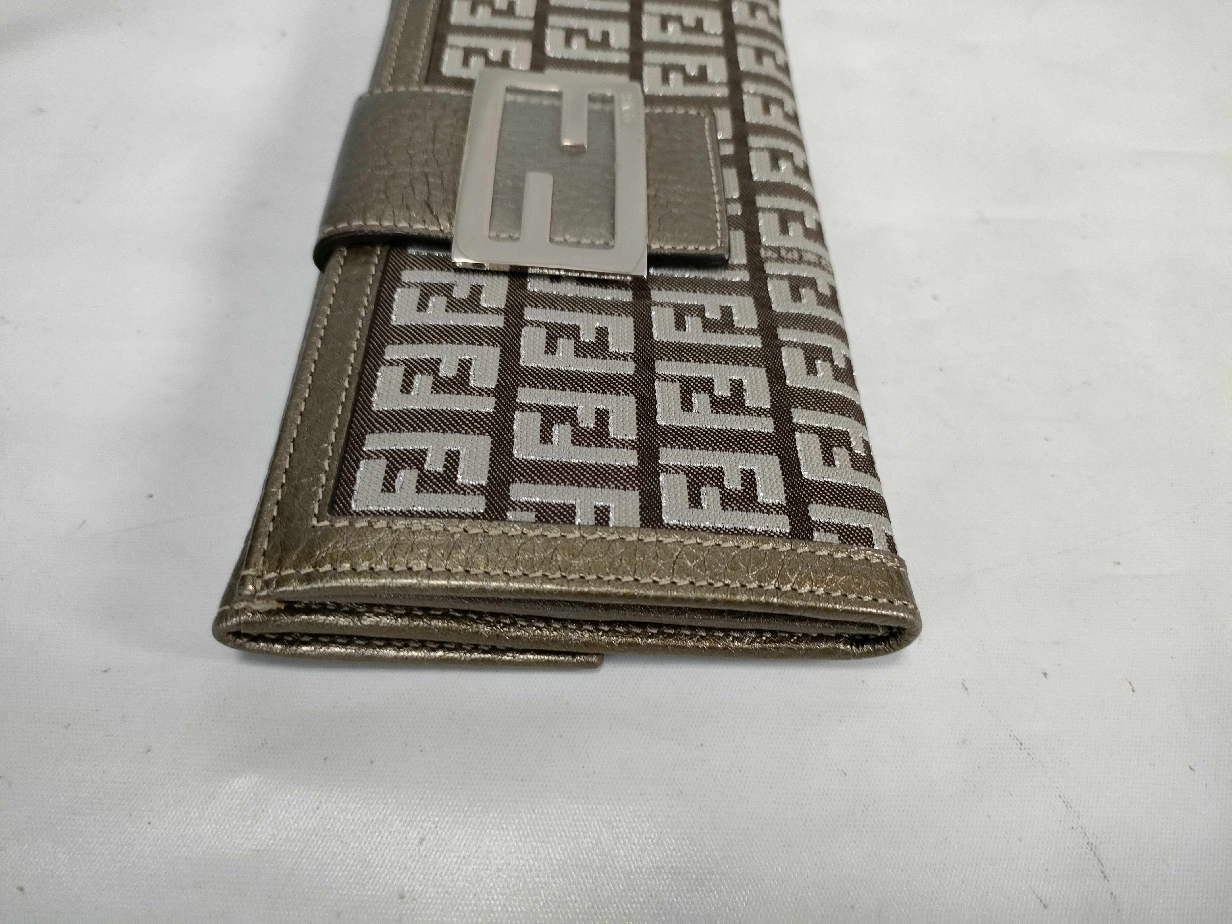 Mamma Zucca Long Wallet, Double-Opening, Double Snap Closure, 8M0032, Gray — view 5