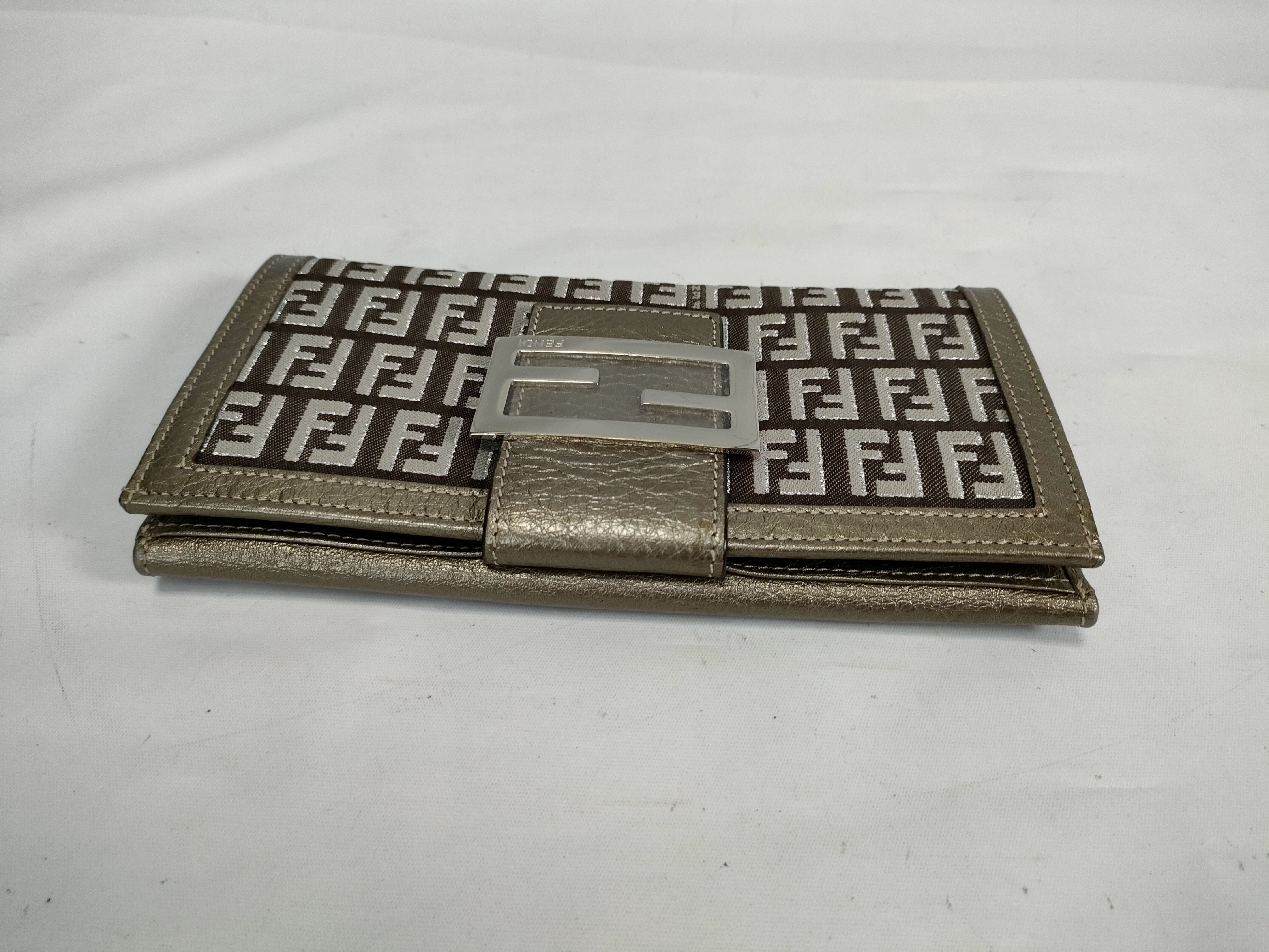 Mamma Zucca Long Wallet, Double-Opening, Double Snap Closure, 8M0032, Gray — view 6