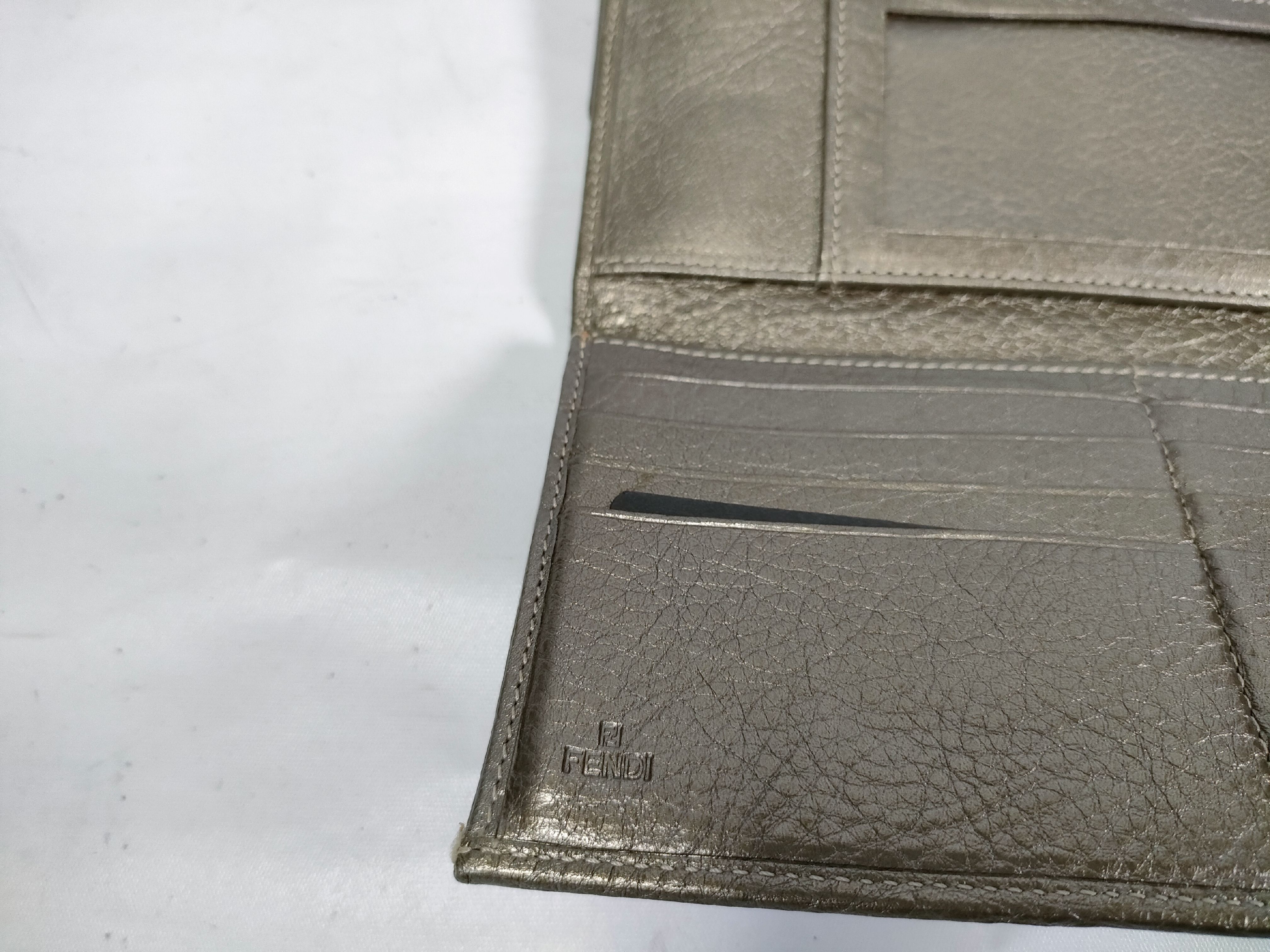 Mamma Zucca Long Wallet, Double-Opening, Double Snap Closure, 8M0032, Gray — view 8