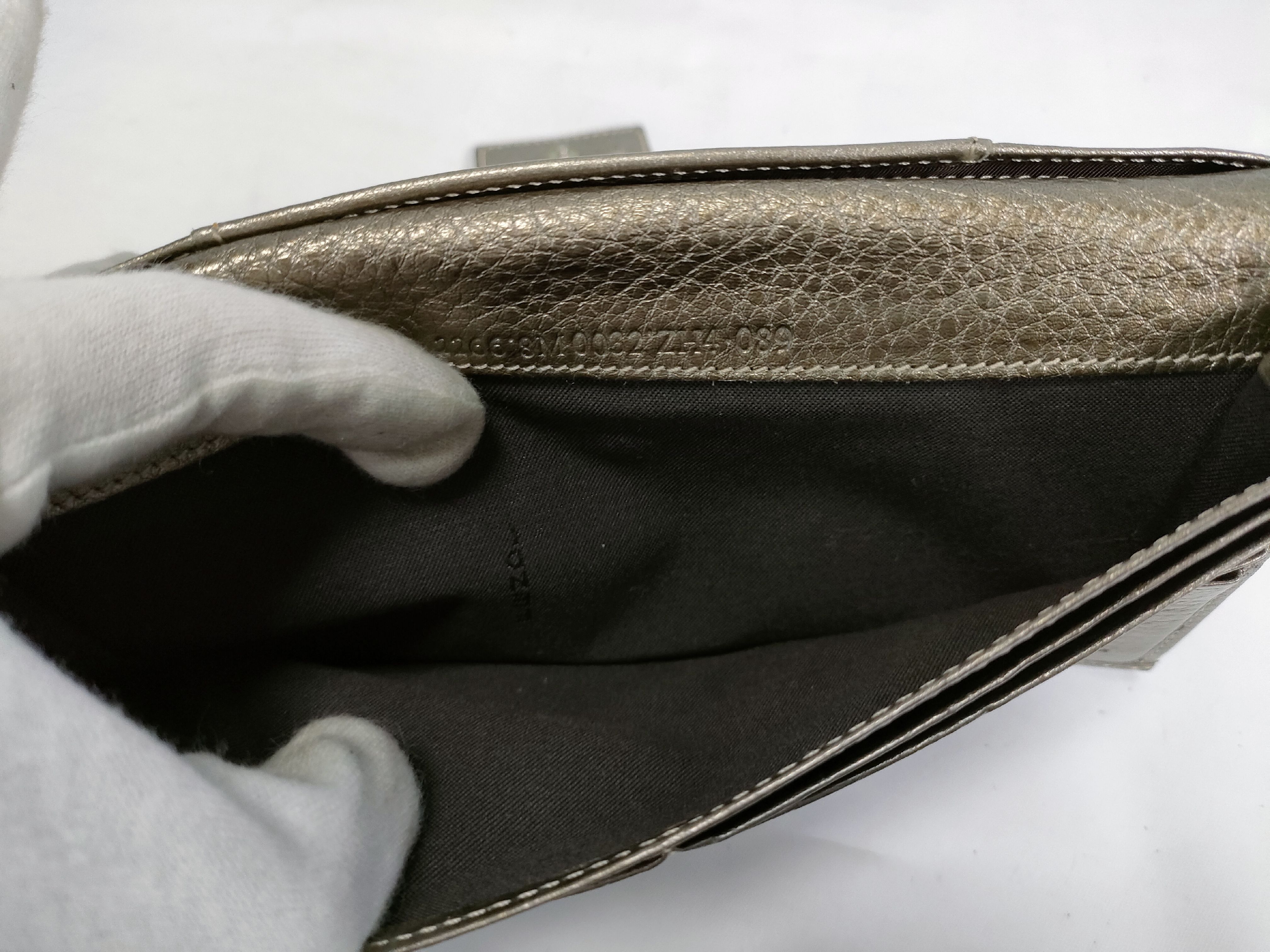 Mamma Zucca Long Wallet, Double-Opening, Double Snap Closure, 8M0032, Gray — view 9