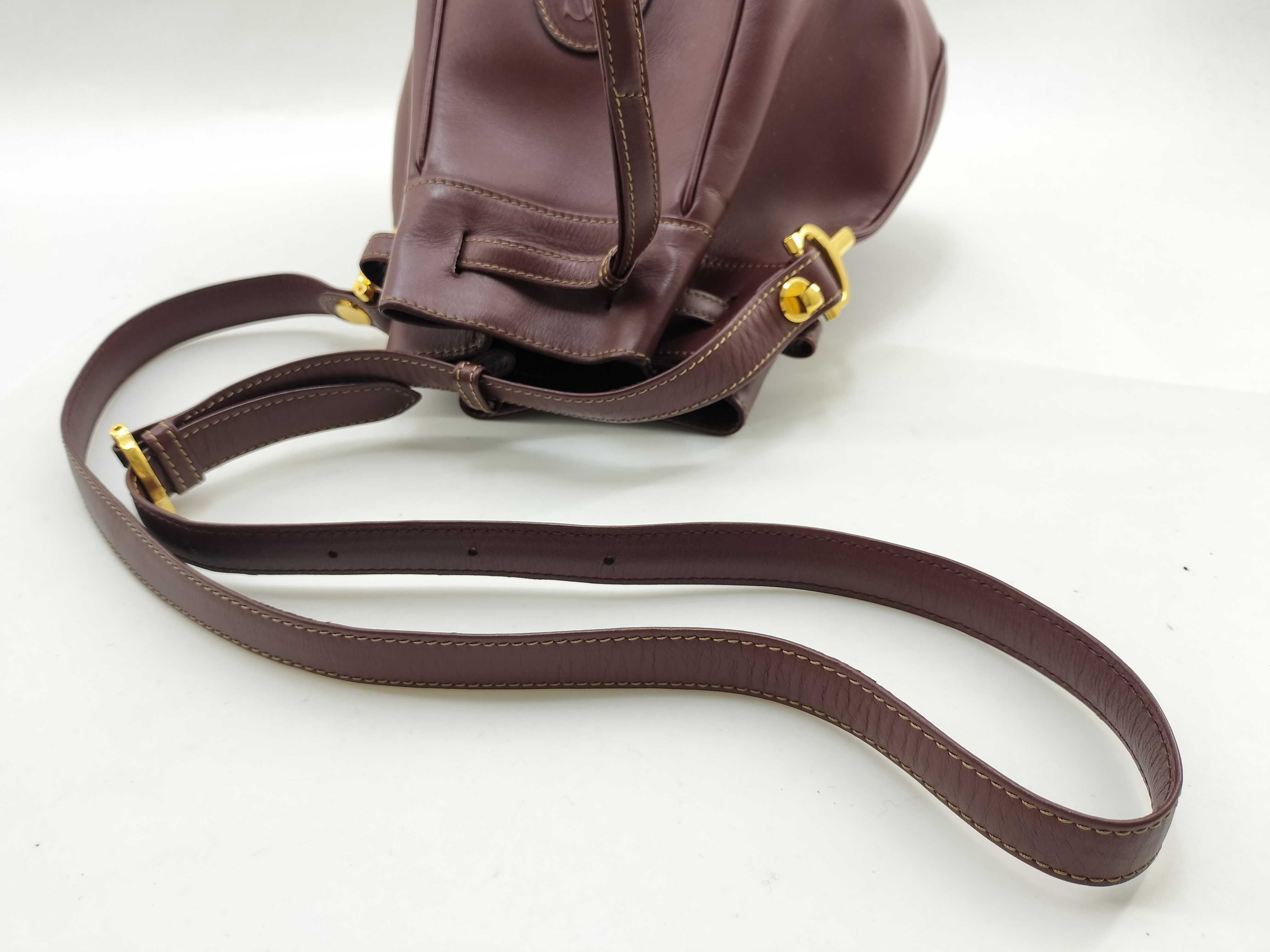 Must Bordeaux Logo Drawstring Mini Shoulder Bag — view 7