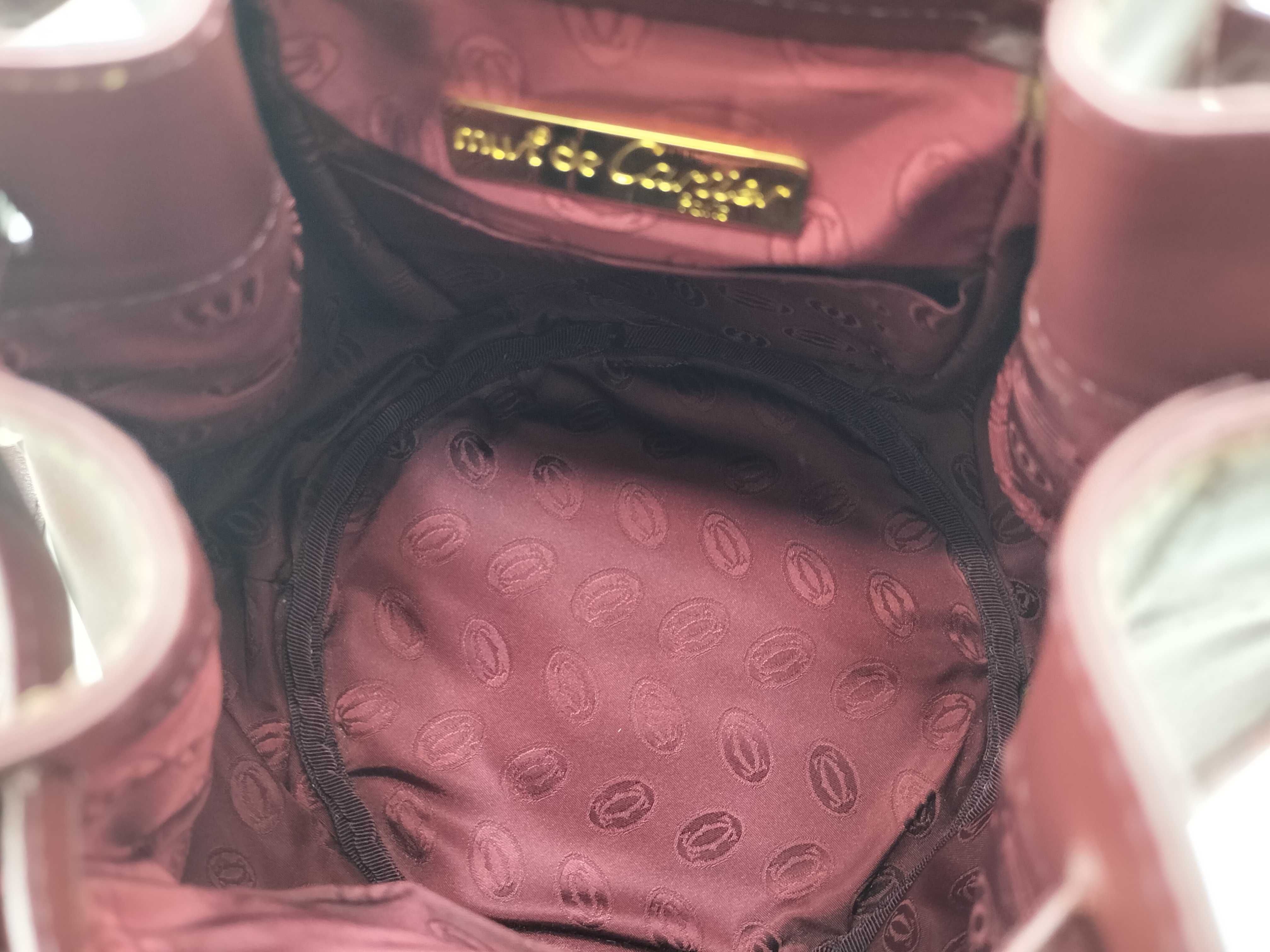 Must Bordeaux Logo Drawstring Mini Shoulder Bag — view 9