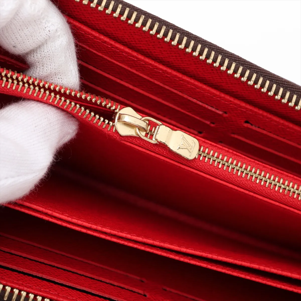 Monogram Zippy Wallet M41896 Coquelicot Round Zip Wallet (RFID detected) — view 12