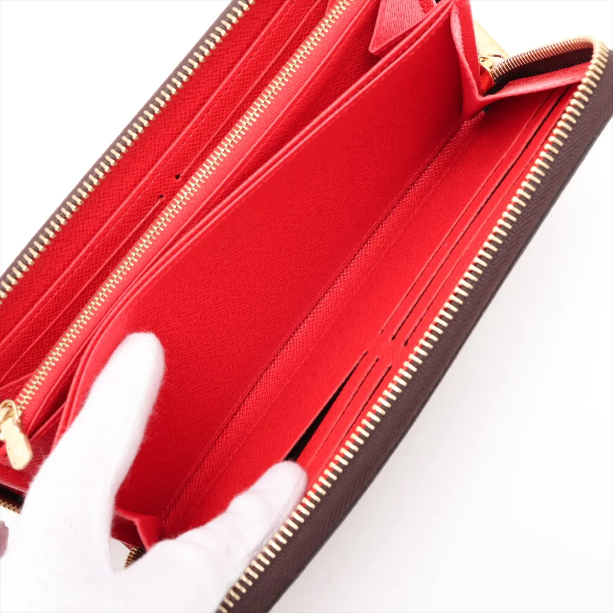 Monogram Zippy Wallet M41896 Coquelicot Round Zip Wallet (RFID detected) — view 6