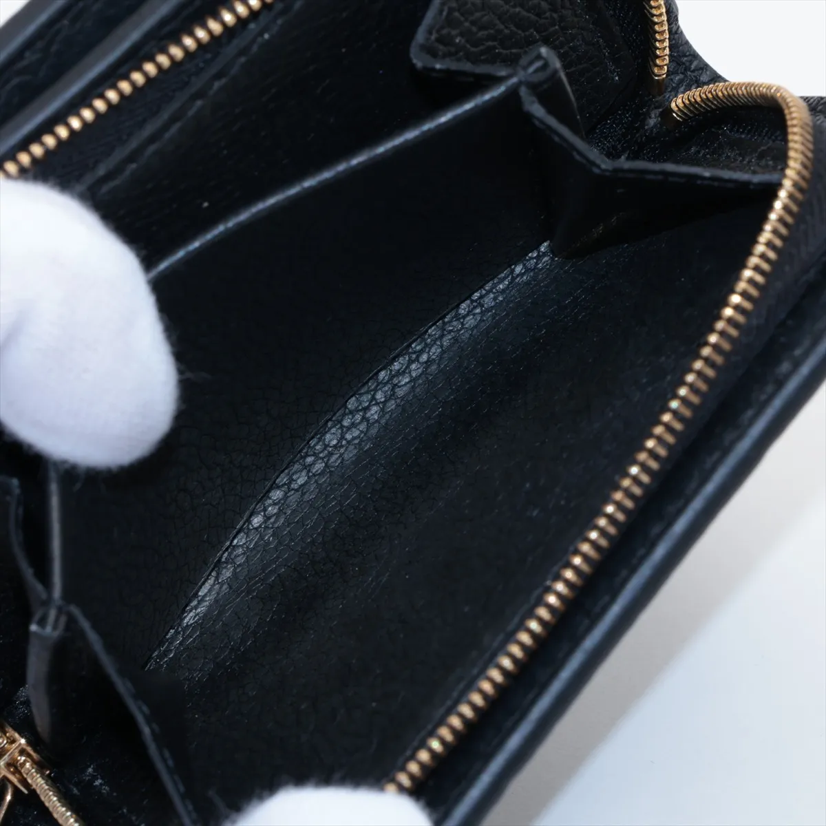Monogram Empreinte Portefeuille Claire M80151 Noir Compact Wallet (RFID detected) — view 6