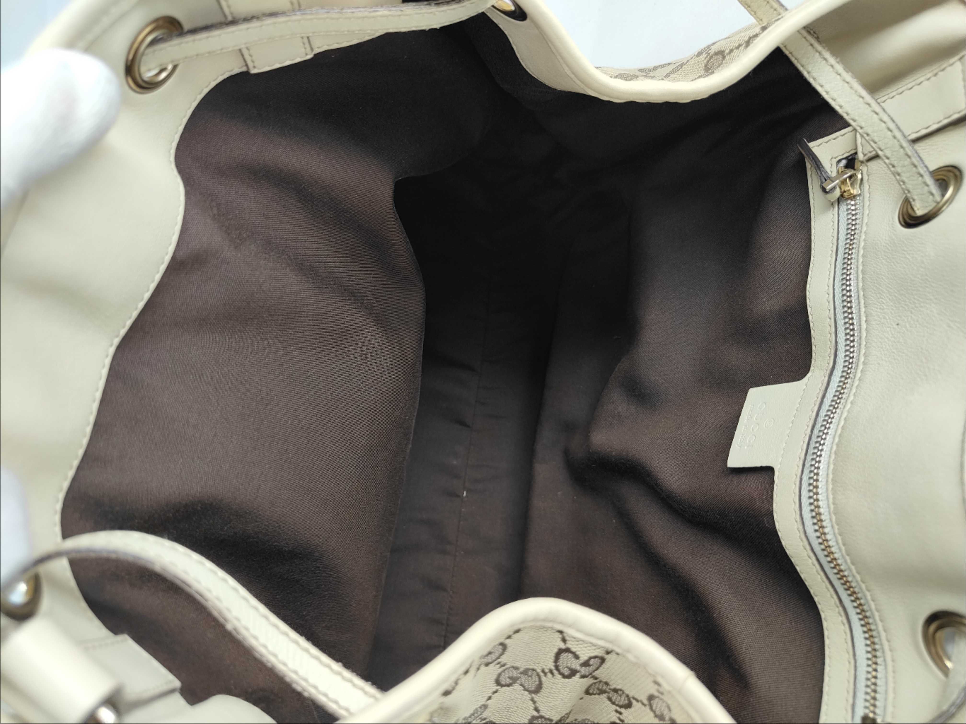 GG Canvas Bamboo Tassel Tote Bag (170206) — view 11