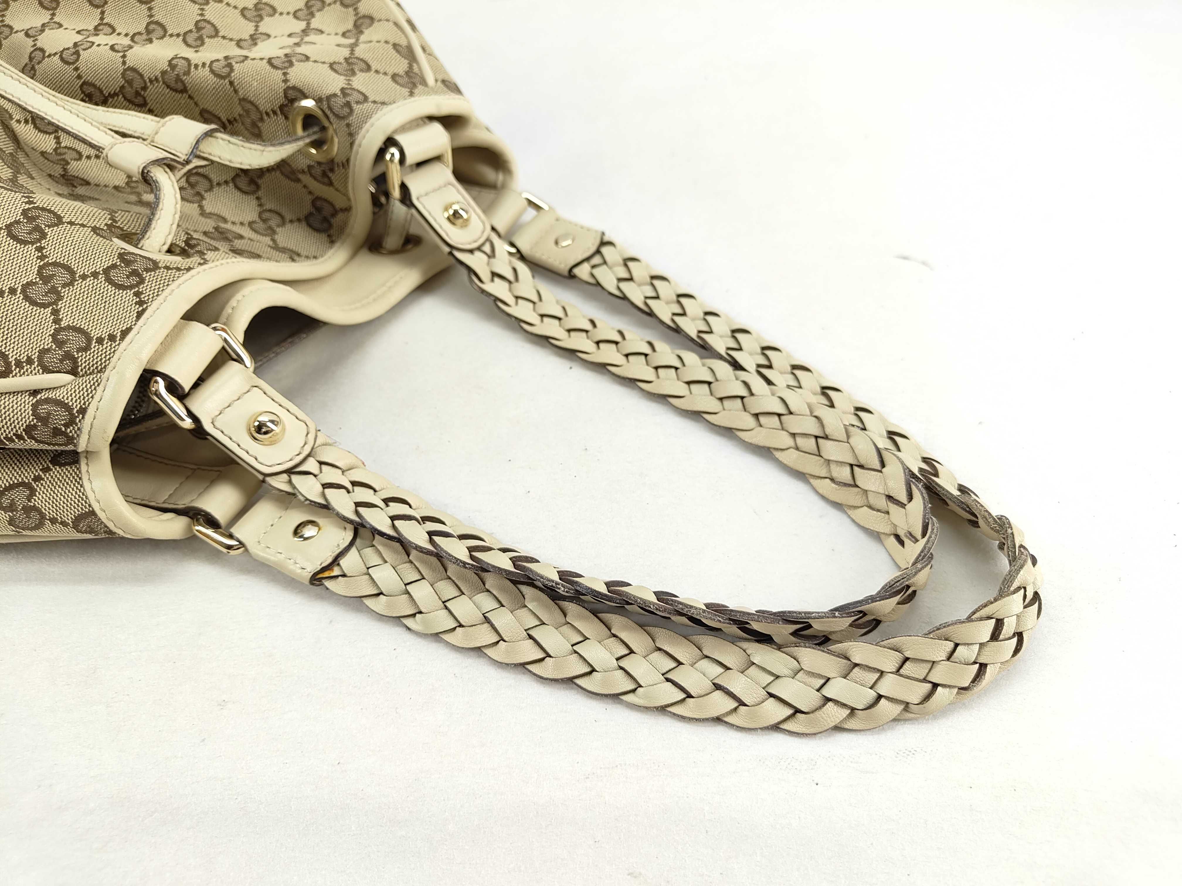 GG Canvas Bamboo Tassel Tote Bag (170206) — view 4