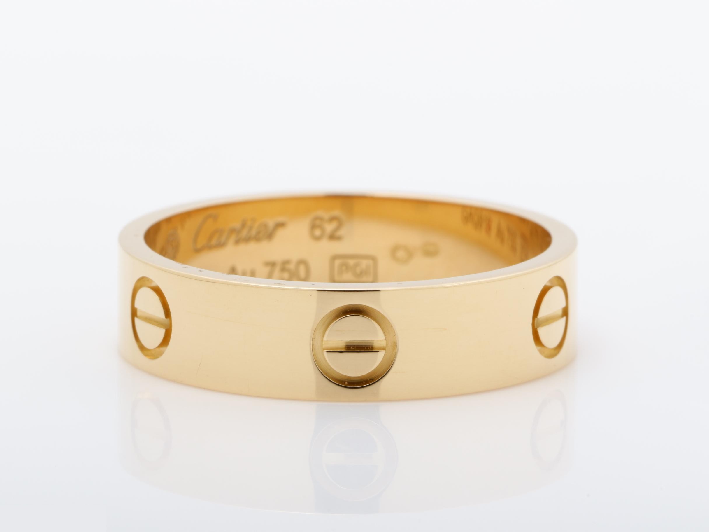 Love Ring, Size #62, AU750PG, 6.7g