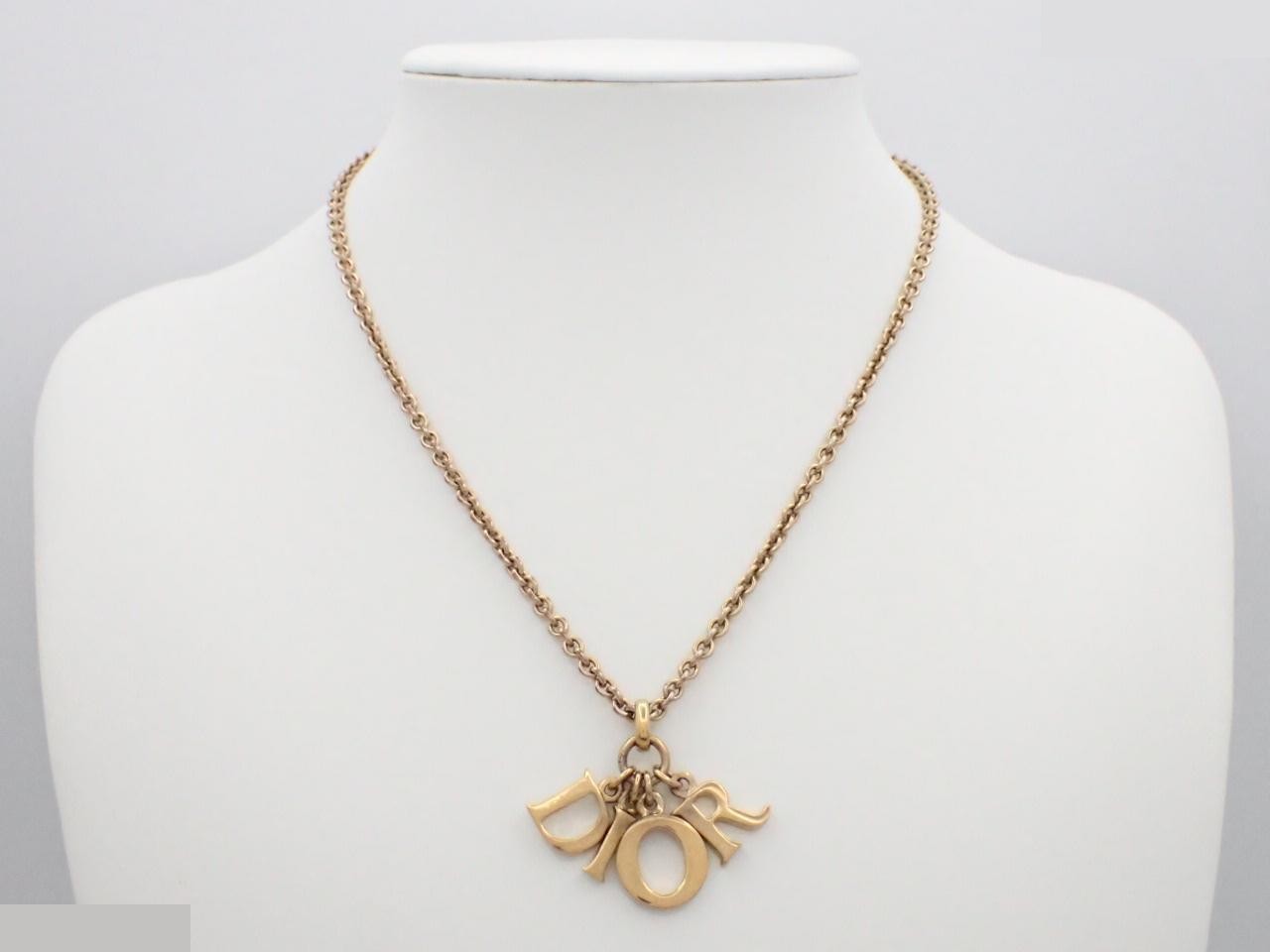 Necklace, logo, GP (gold plated), chain approximately 45cm — view 3