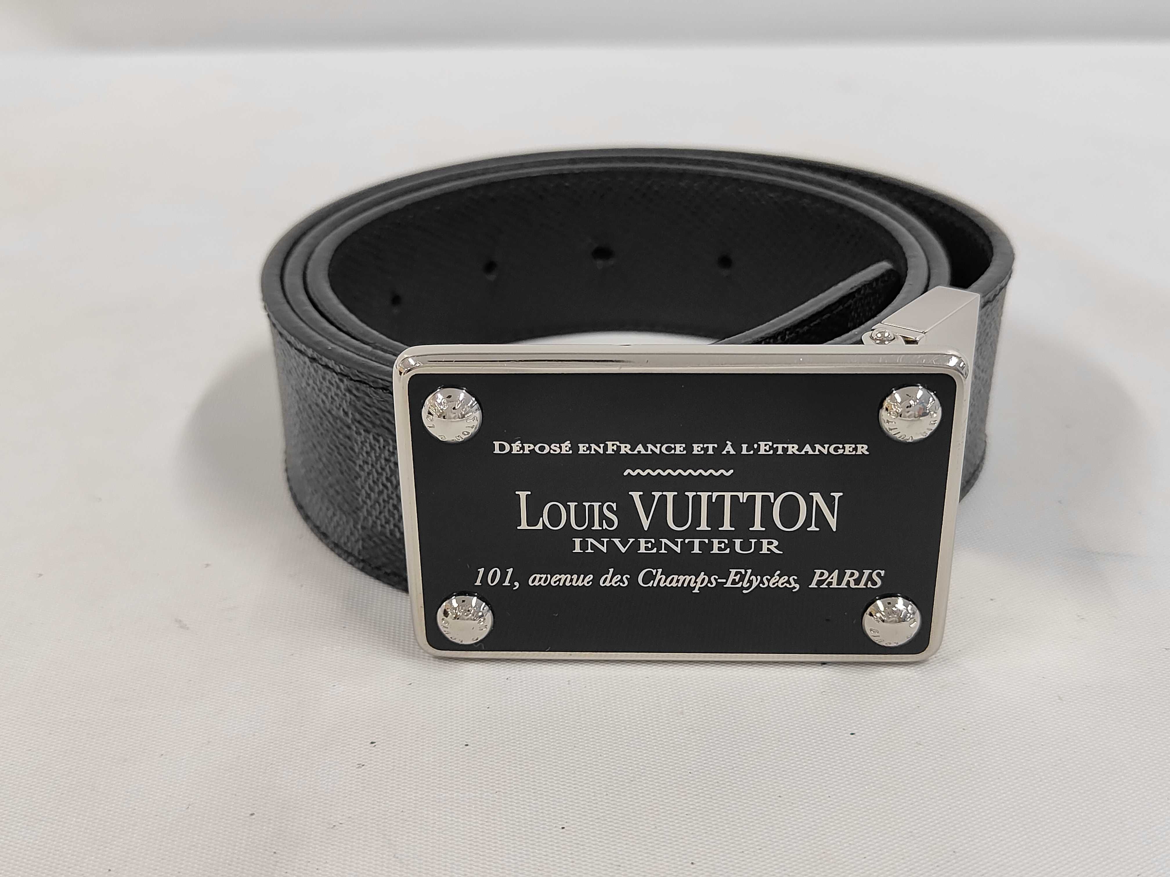 Ceinture Inventeur M9632 Damier Graphite Belt