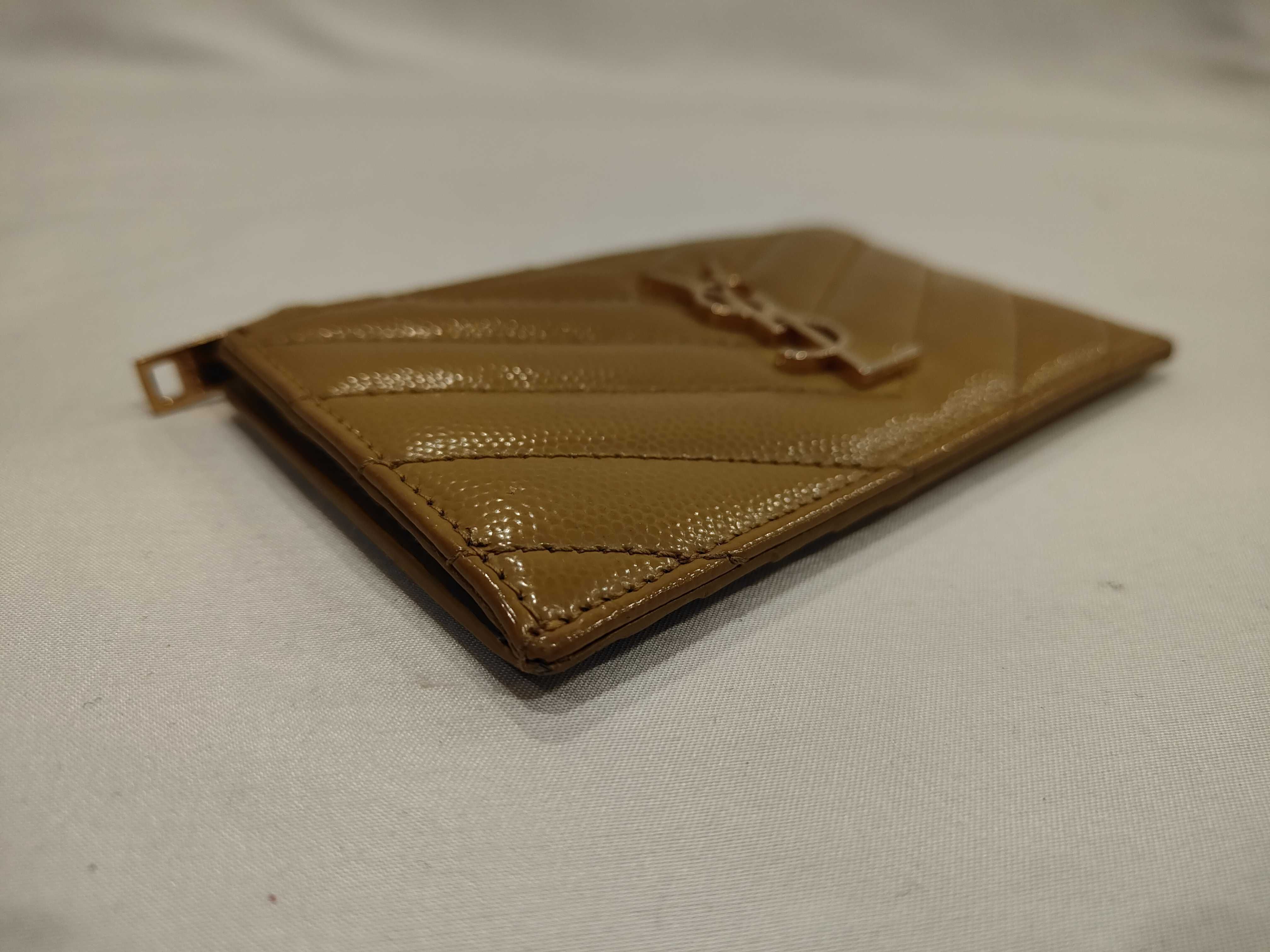 Logo Leather Fragment Case Coin Purse — view 4