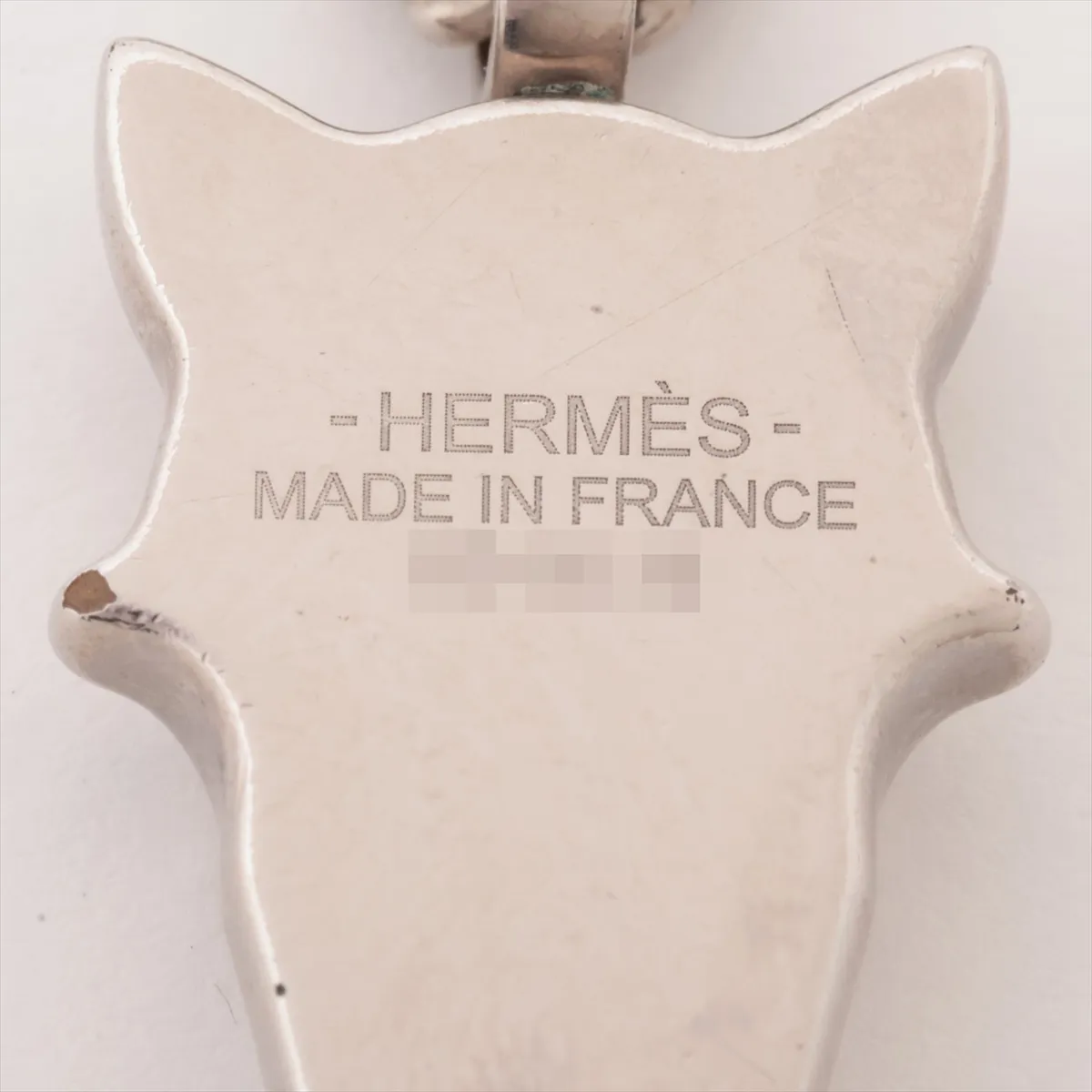 Destorie GD0233 Necklace, Metal x Buffalo Horn, Silver. Shows signs of wear: — view 4