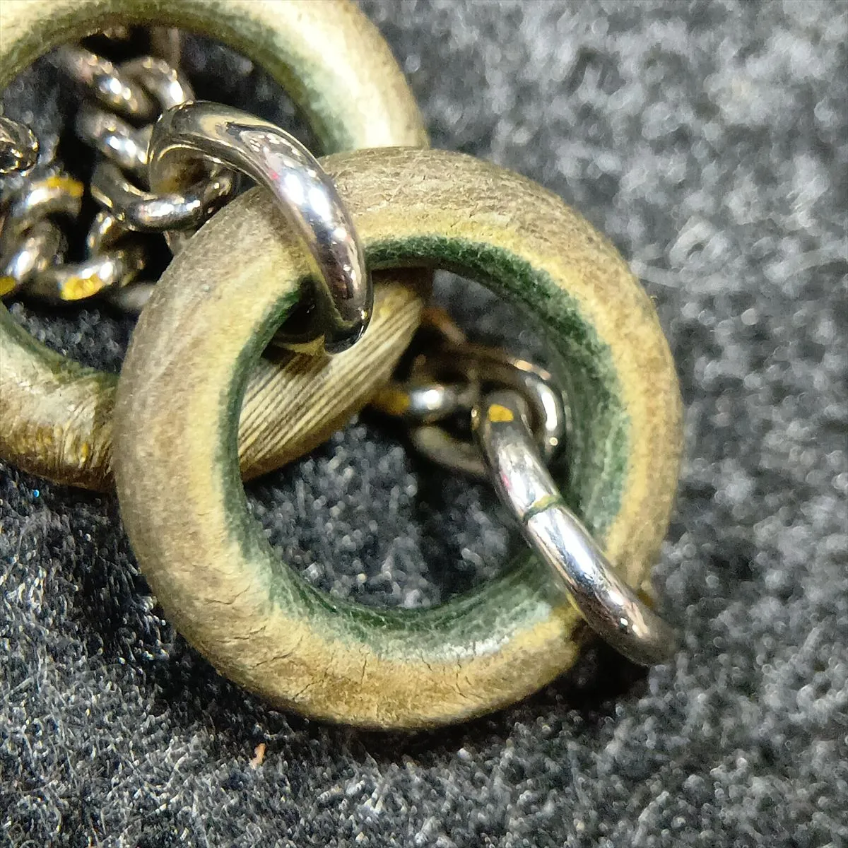 Destorie GD0233 Necklace, Metal x Buffalo Horn, Silver. Shows signs of wear: — view 7