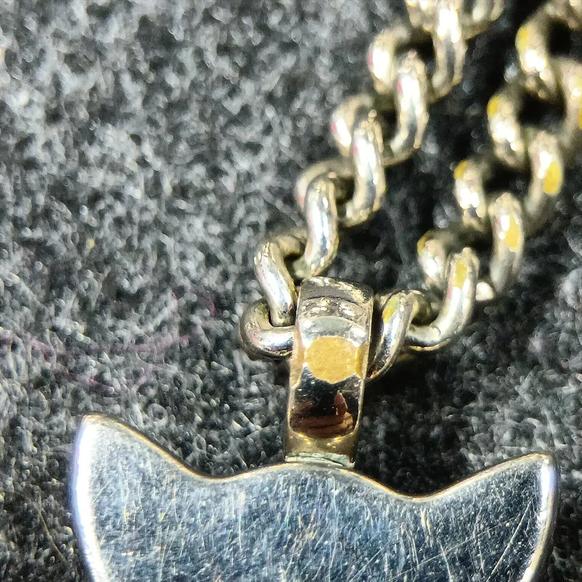 Destorie GD0233 Necklace, Metal x Buffalo Horn, Silver. Shows signs of wear: — view 8