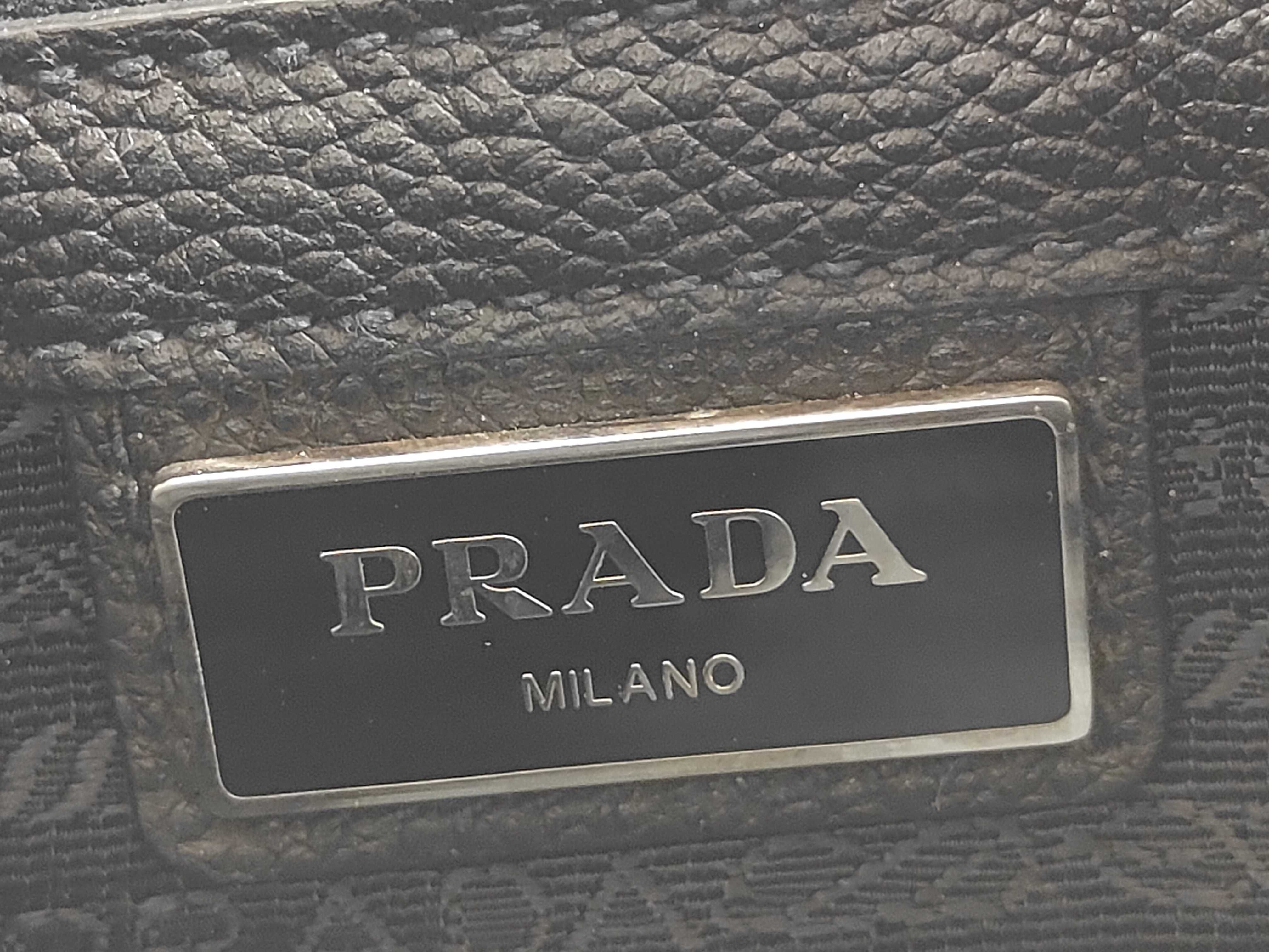 Shoulder Bag, Leather, Black — view 14