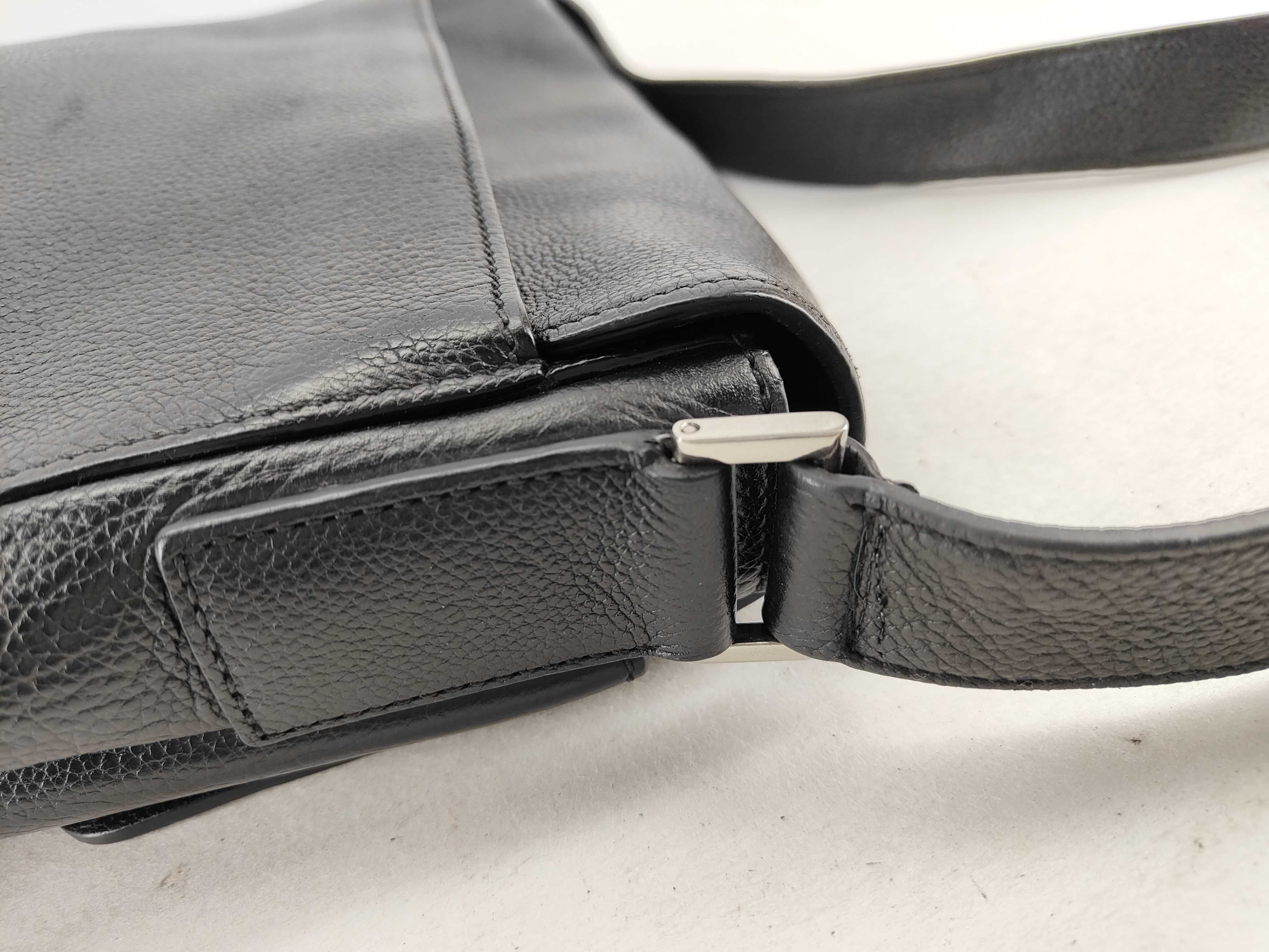 Shoulder Bag, Leather, Black — view 6