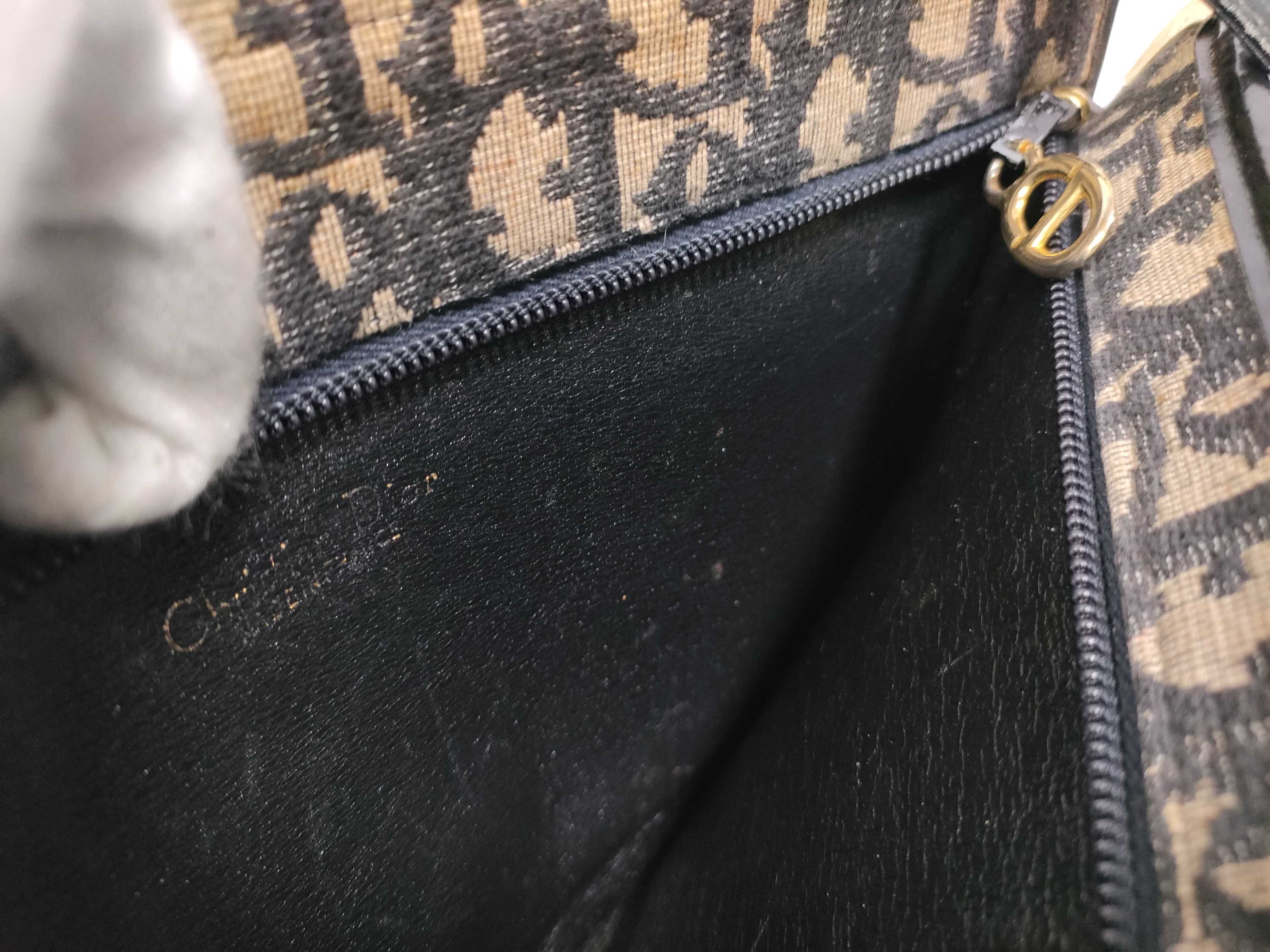 Trotter Christian Dior Trotter Shoulder Bag Black Shoulder Bag — view 12