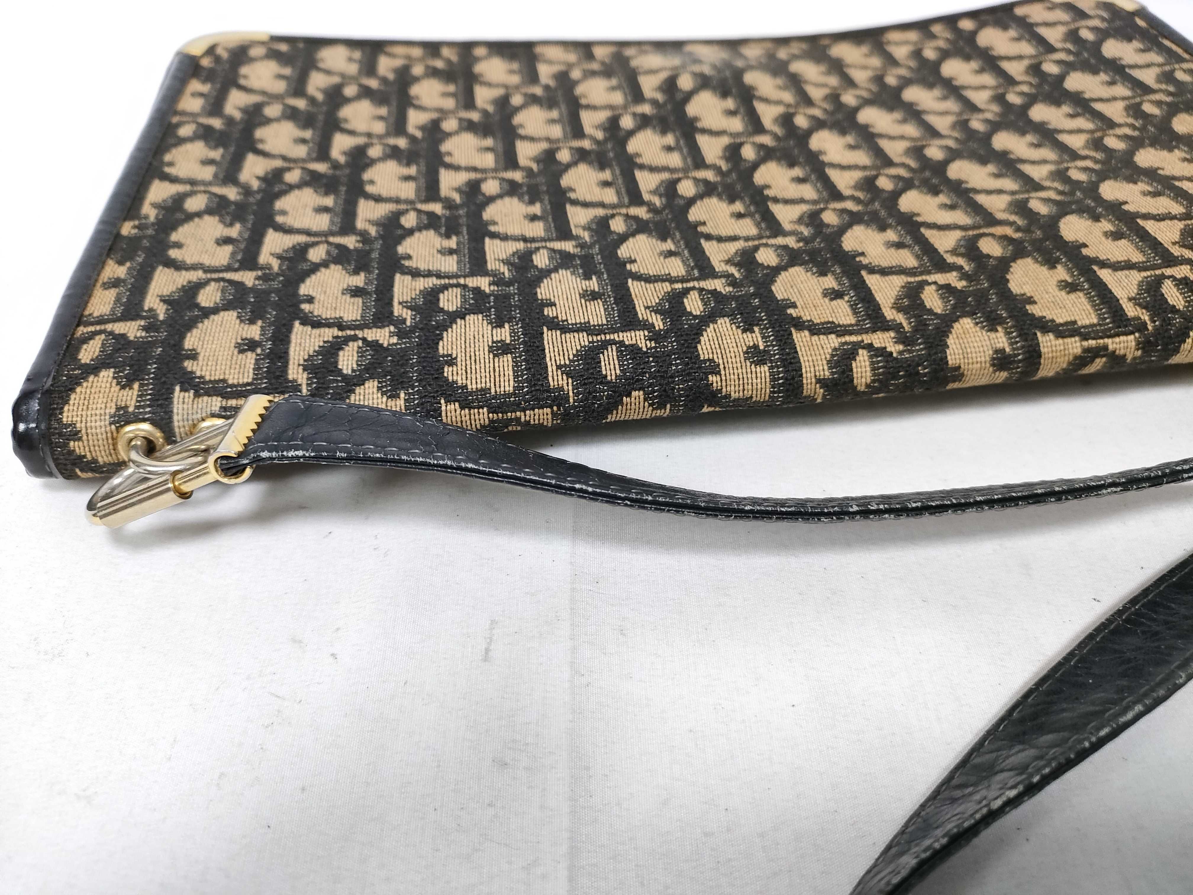 Trotter Christian Dior Trotter Shoulder Bag Black Shoulder Bag — view 10