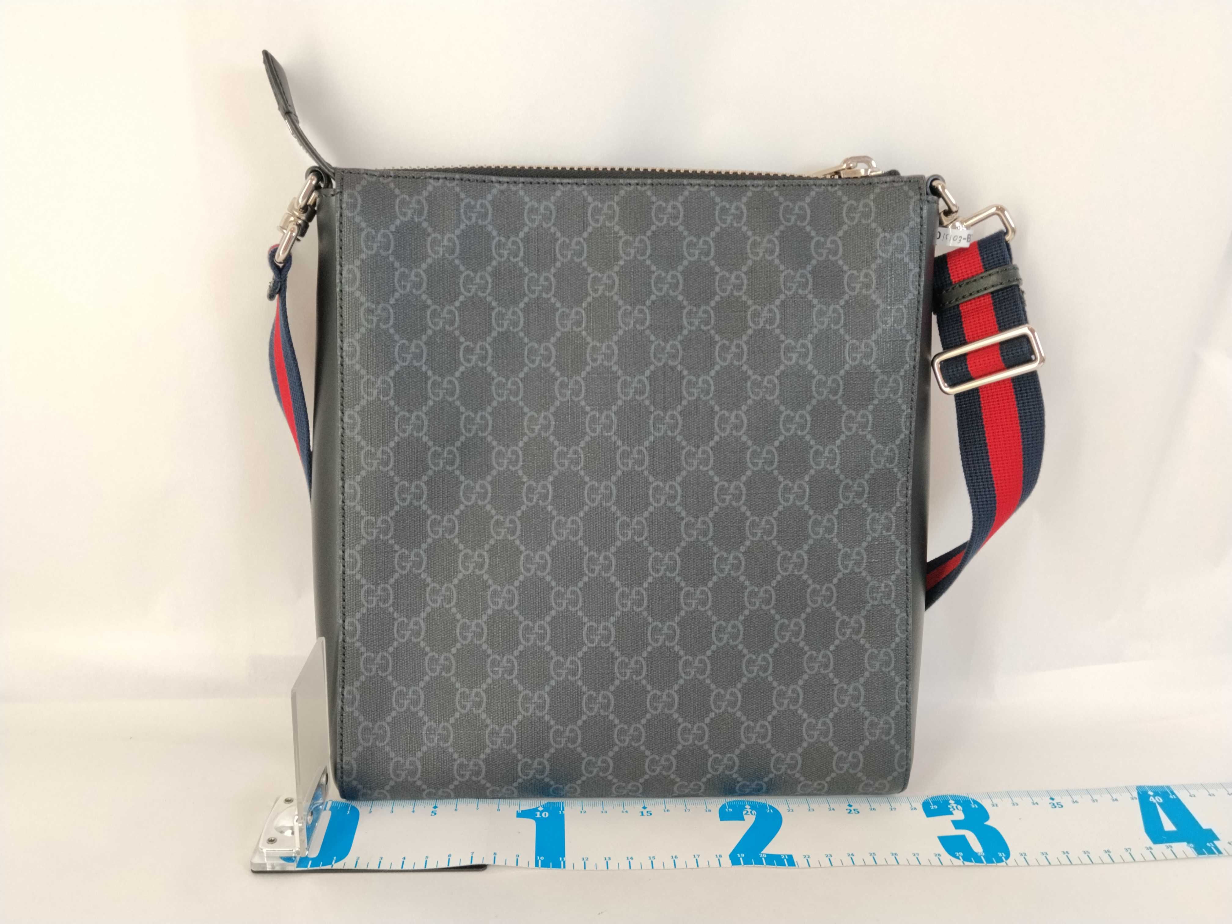 GG Supreme PH- GG Supreme PVC x Leather Shoulder Bag Black 474137 Shoulder Bag — view 2