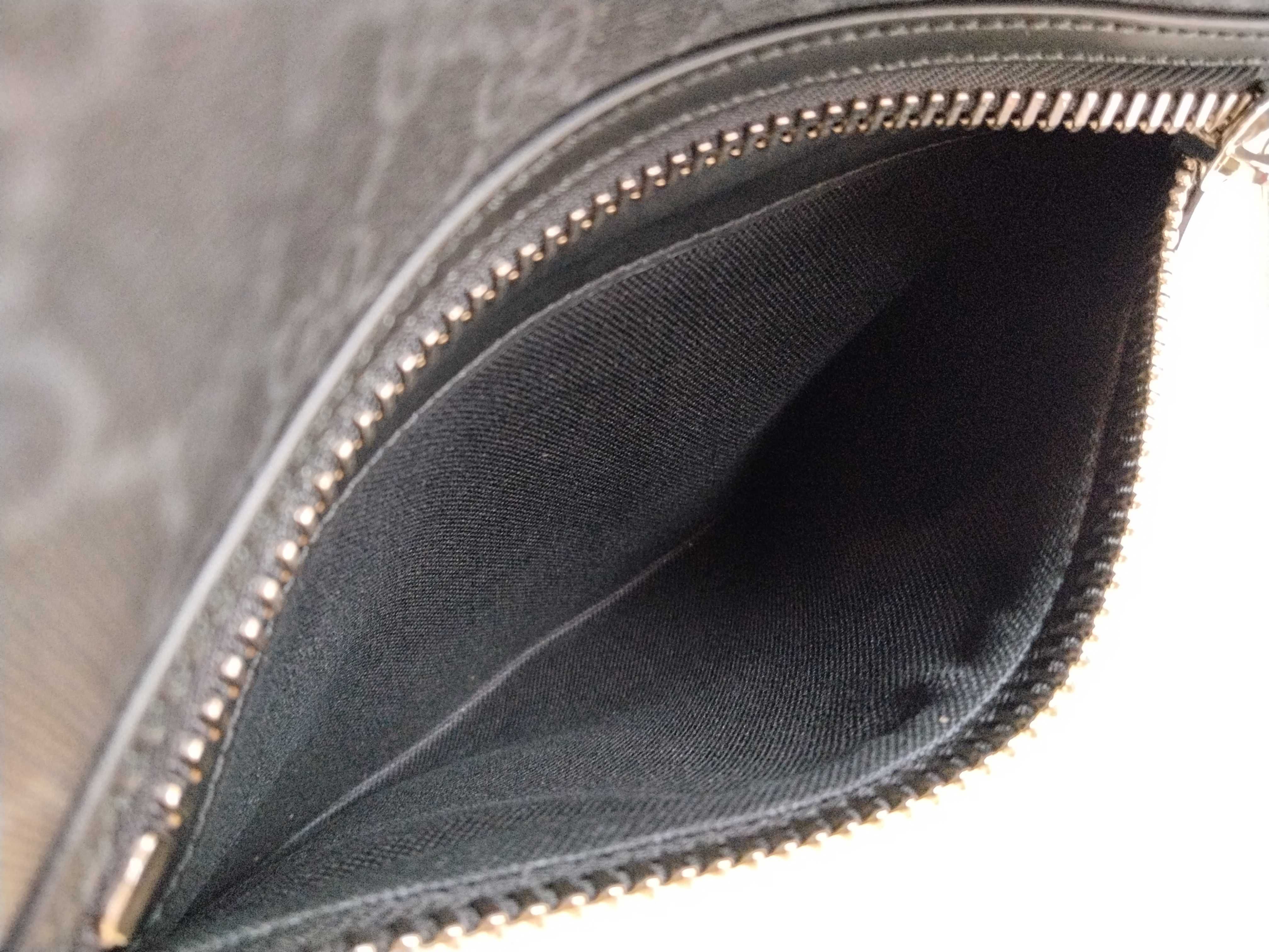 GG Supreme PH- GG Supreme PVC x Leather Shoulder Bag Black 474137 Shoulder Bag — view 13