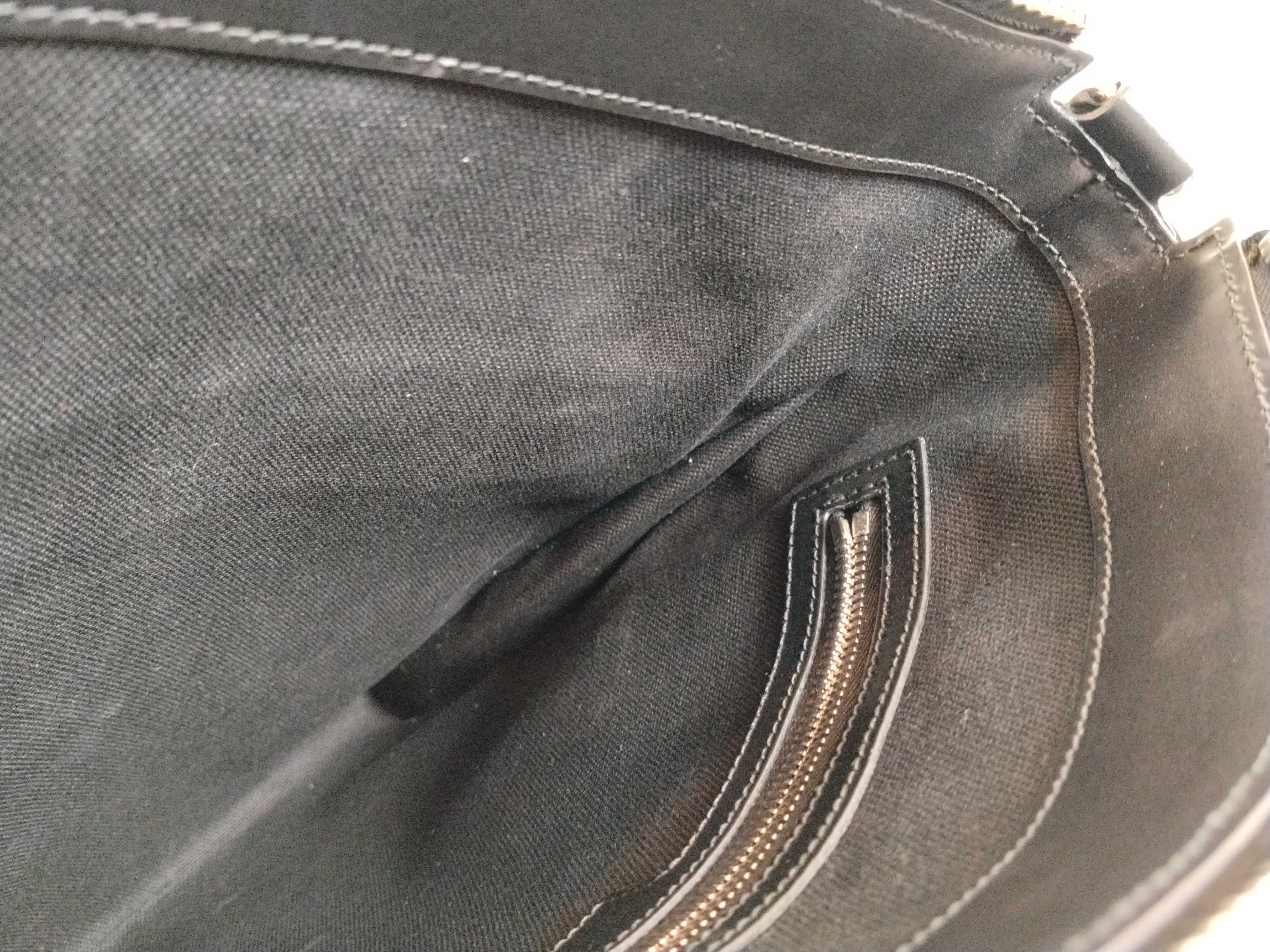 GG Supreme PH- GG Supreme PVC x Leather Shoulder Bag Black 474137 Shoulder Bag — view 10