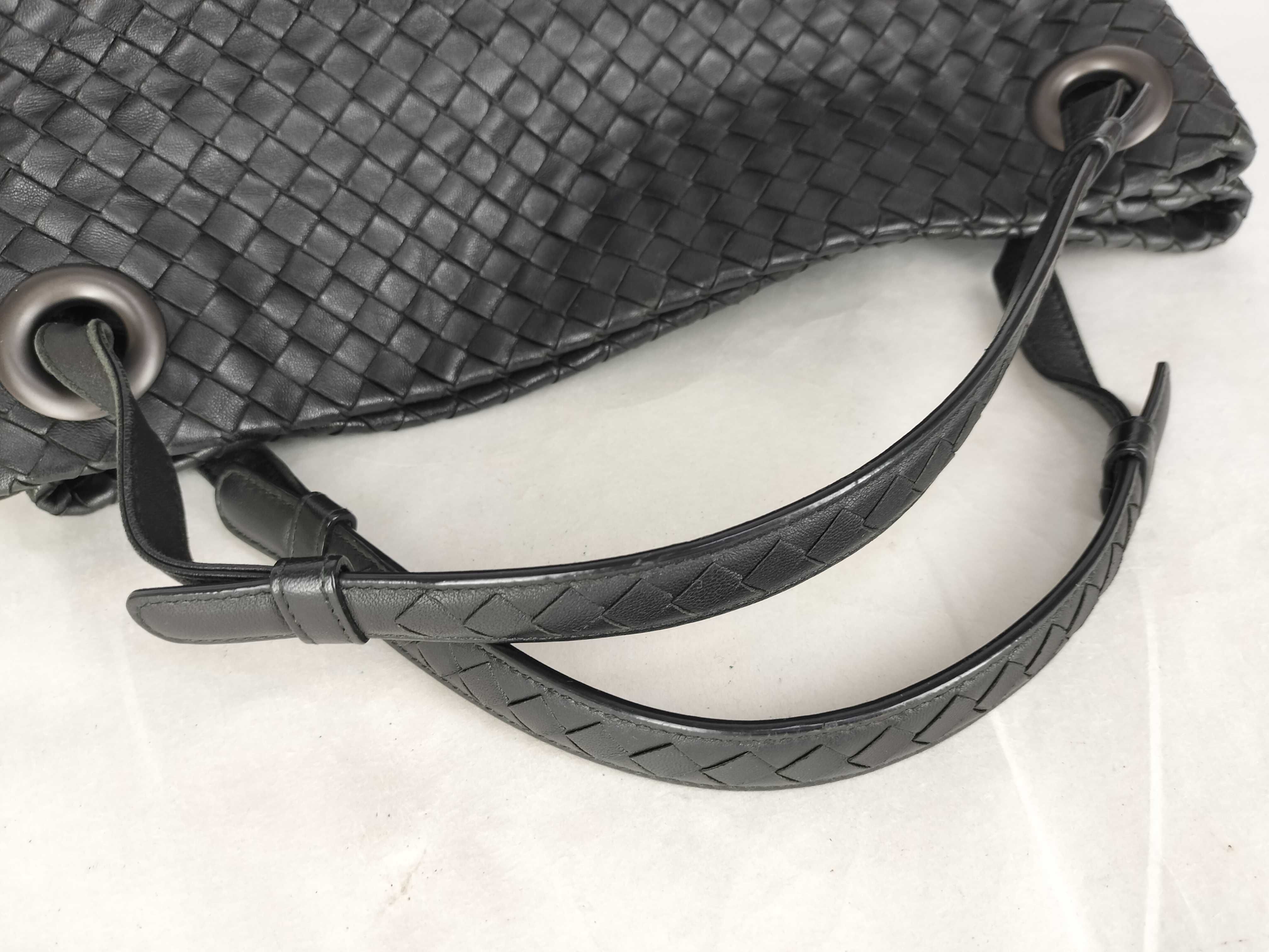 Intrecciato SG - Intrecciato Garuça Leather Tote bag Black — view 3