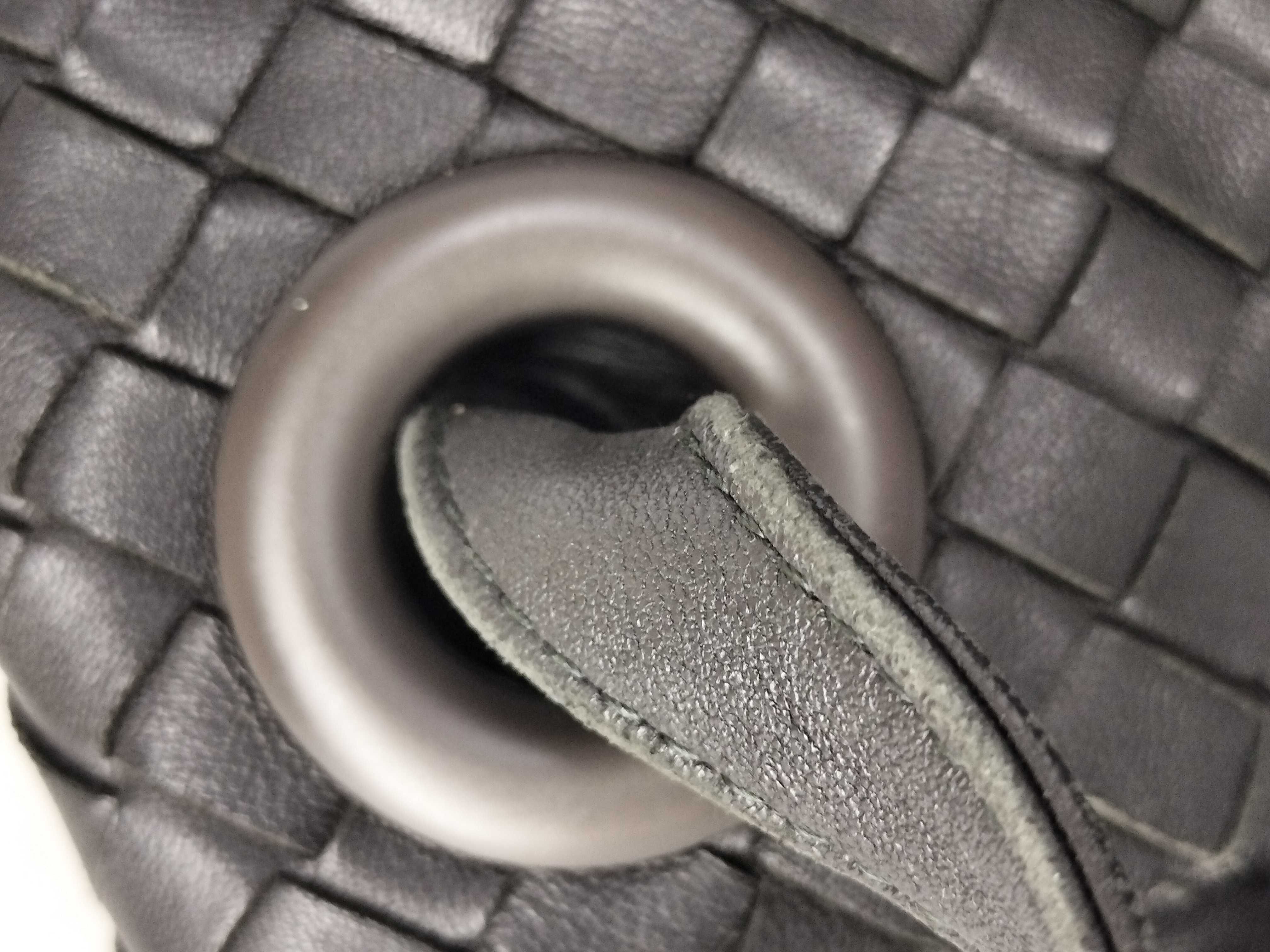 Intrecciato SG - Intrecciato Garuça Leather Tote bag Black — view 5