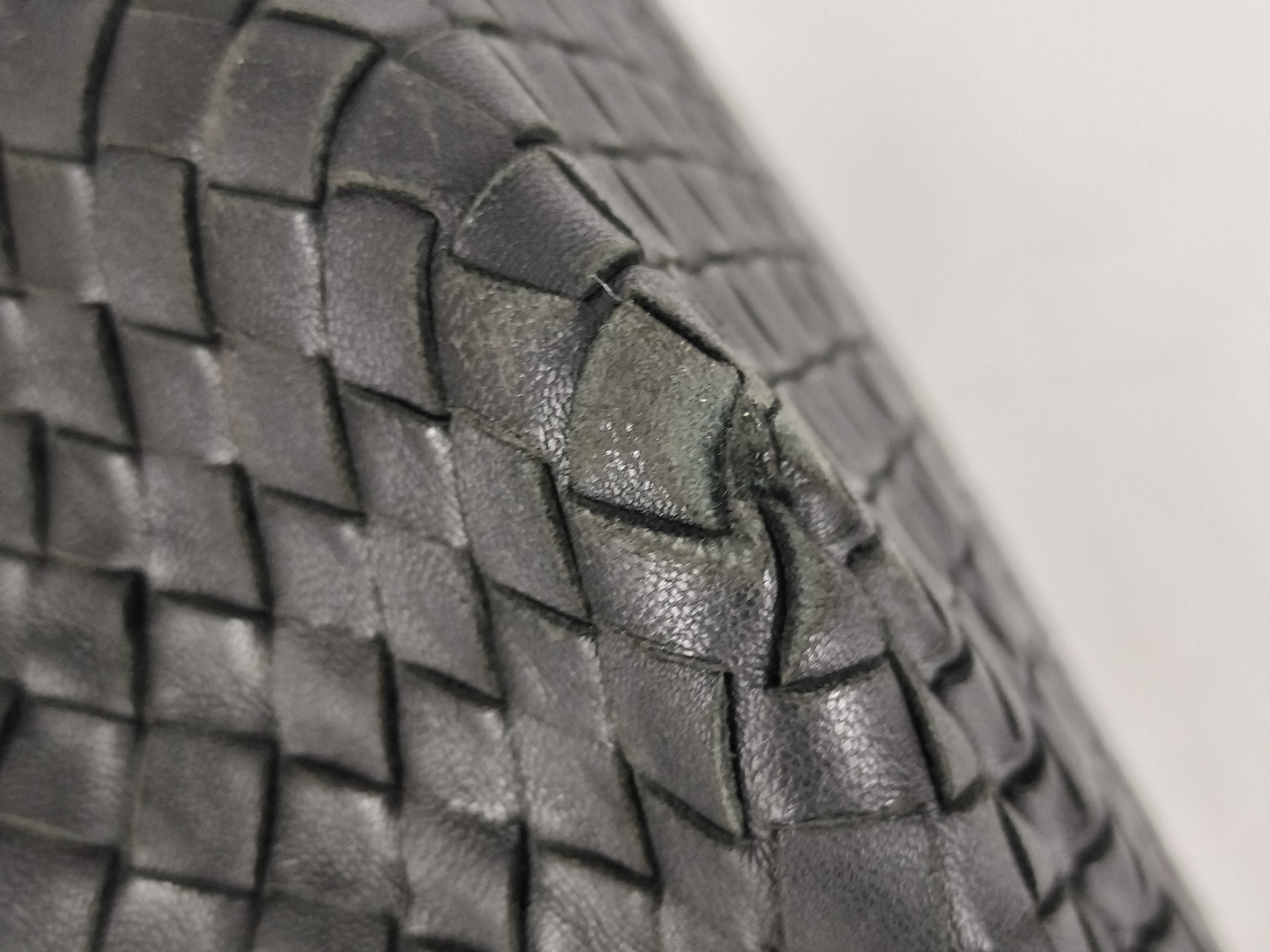 Intrecciato SG - Intrecciato Garuça Leather Tote bag Black — view 6