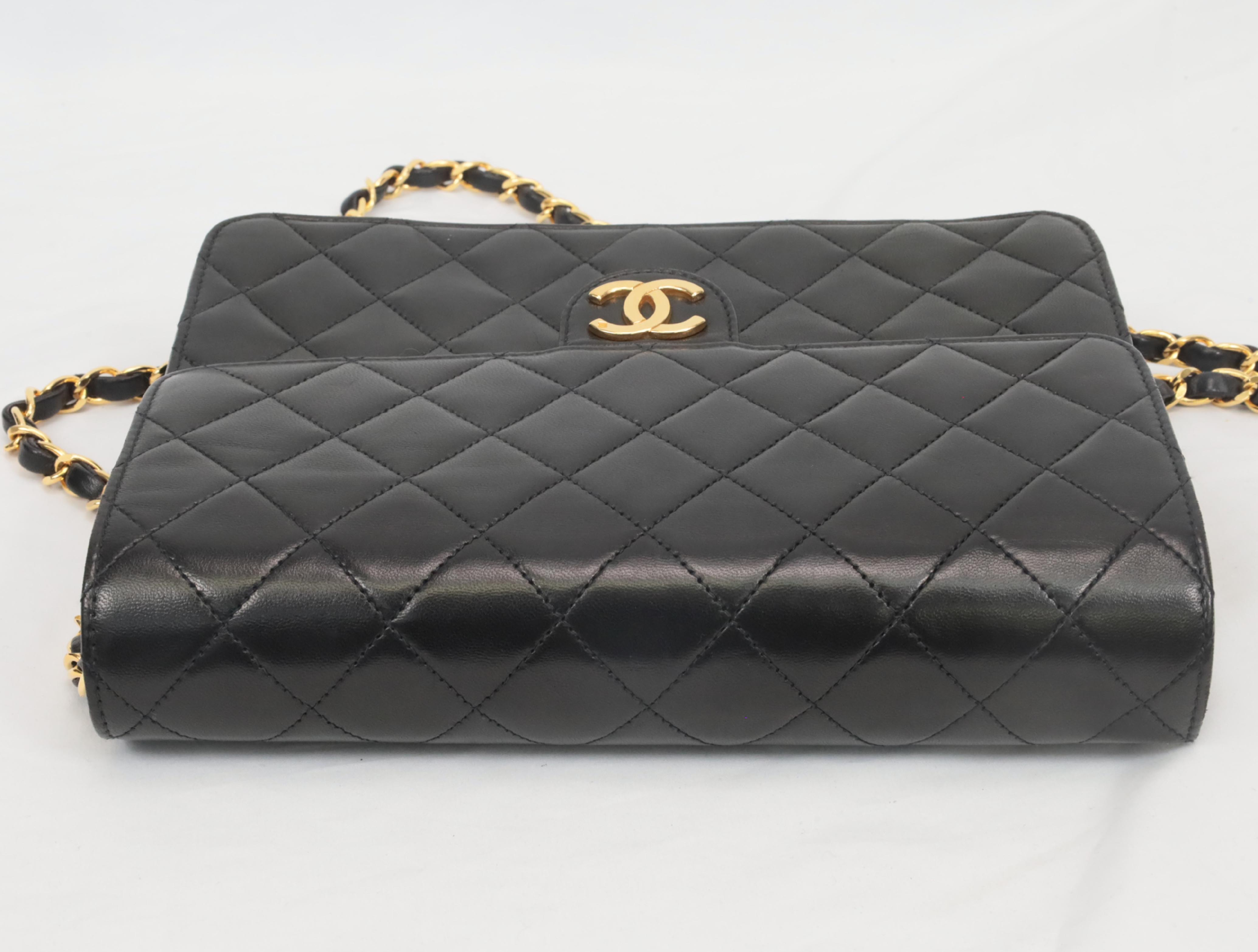 Matelassé Push-Lock Lambskin Shoulder Bag (Series 3) — view 5
