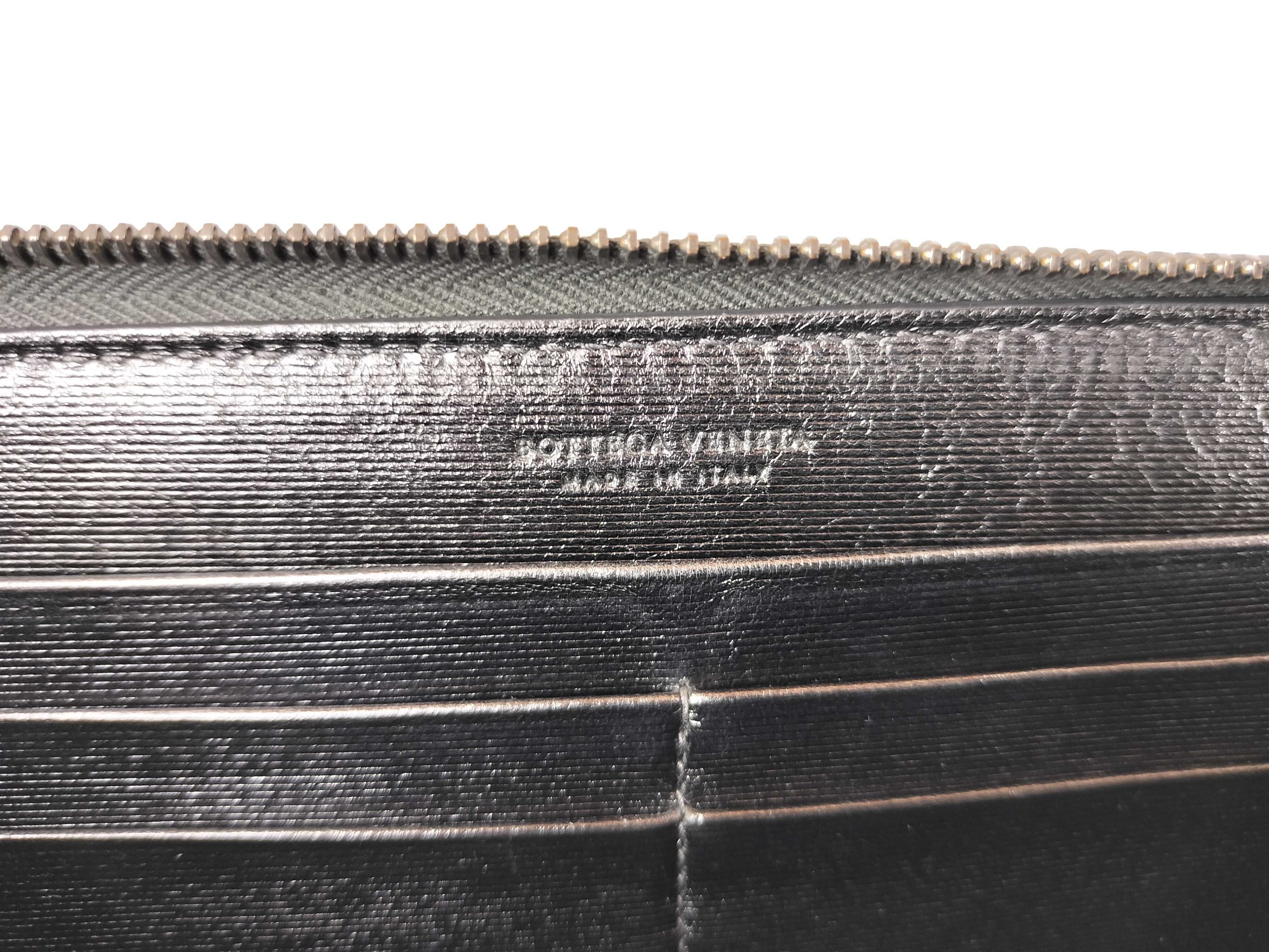 Intrecciato Round Zip Long Wallet — view 10