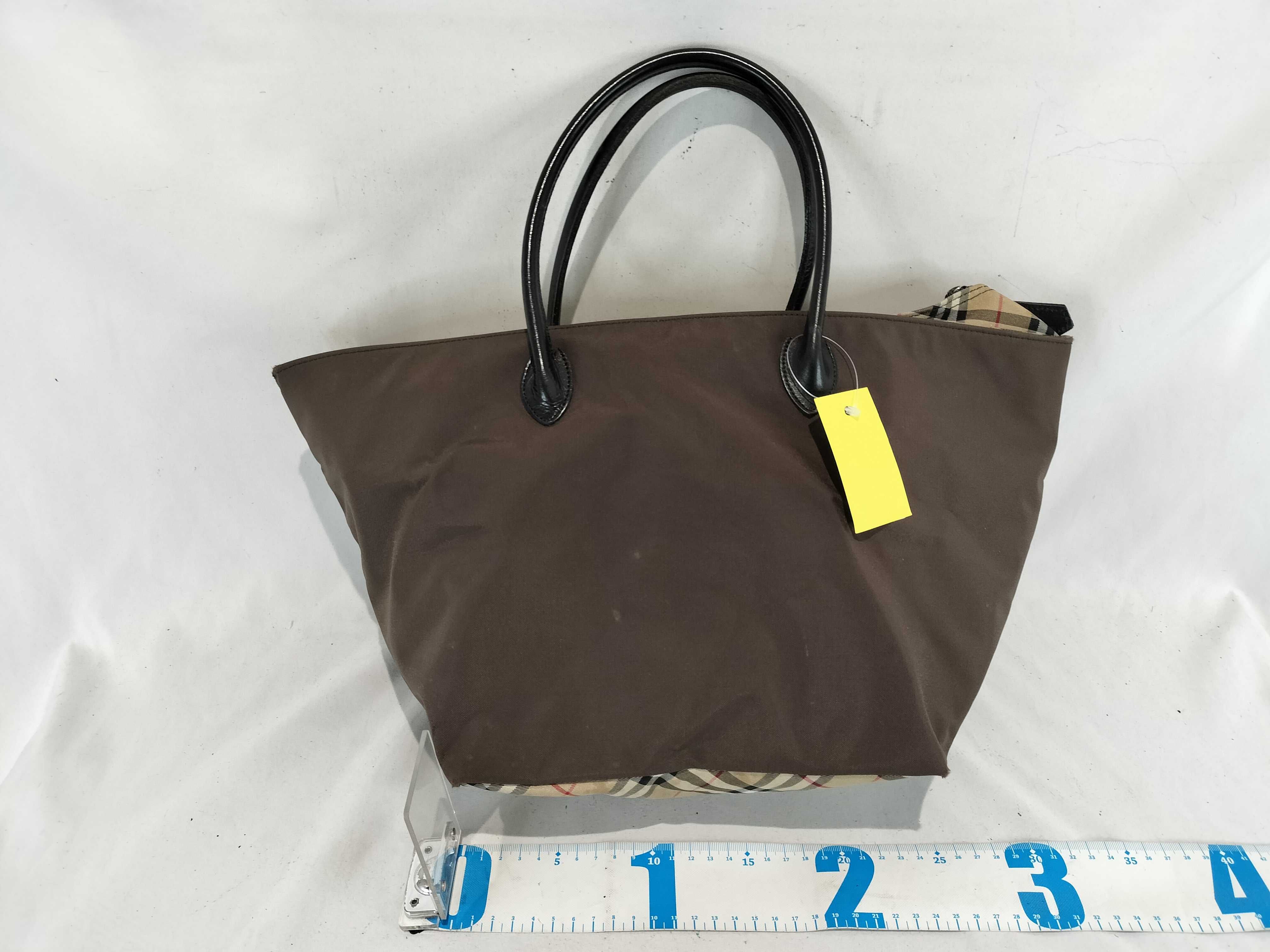 Blue Label Handbag, Black Check Handbag — view 2