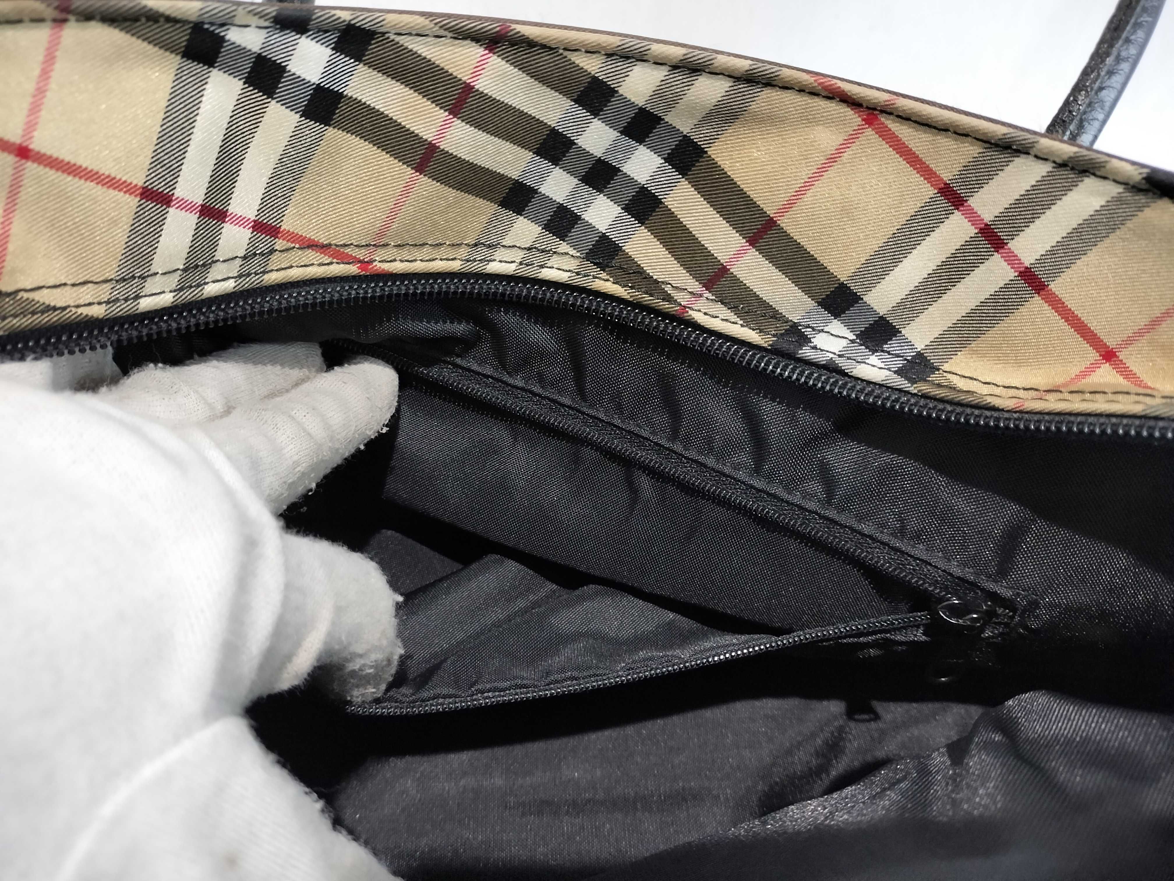 Blue Label Handbag, Black Check Handbag — view 12