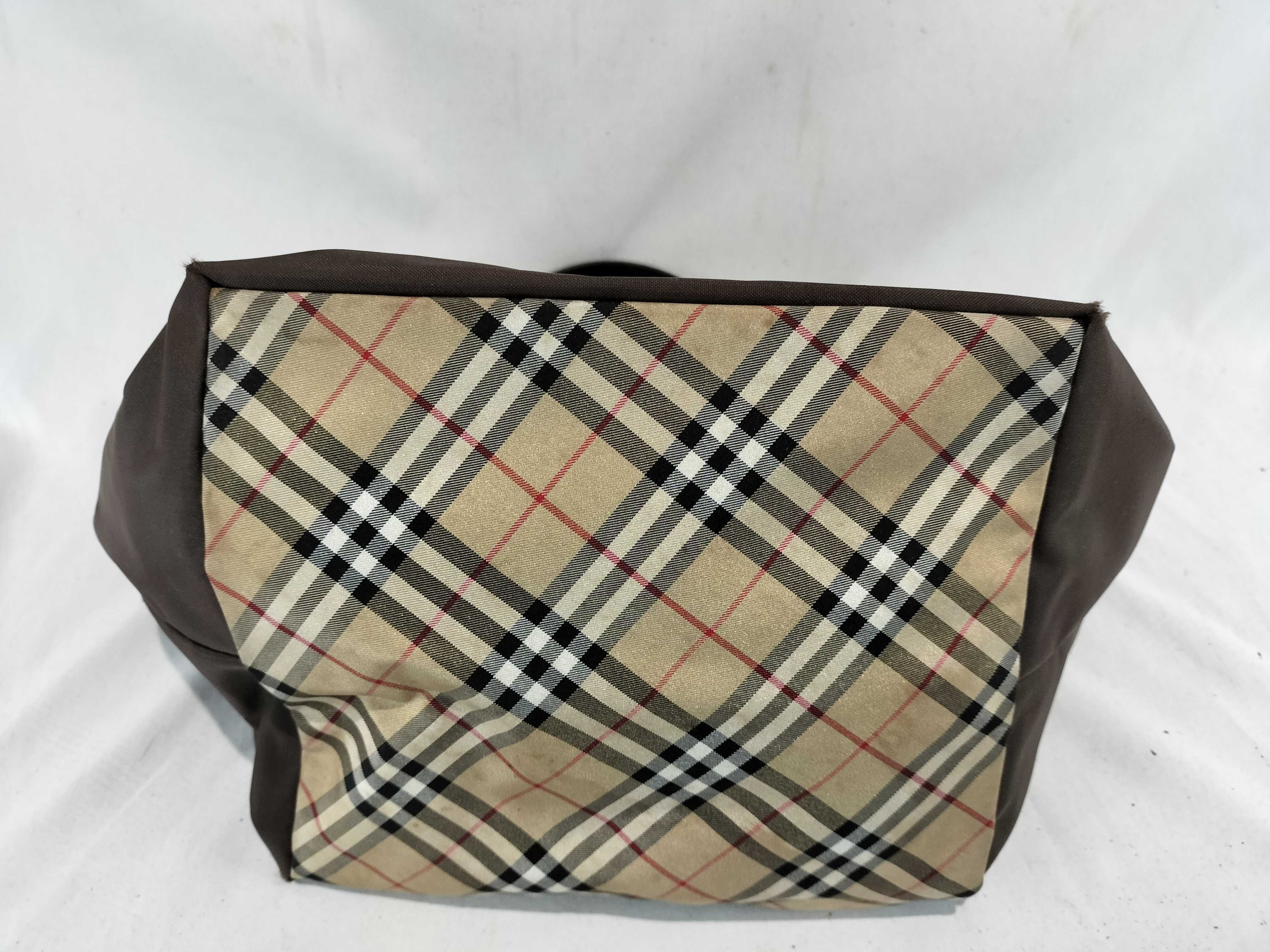 Blue Label Handbag, Black Check Handbag — view 7
