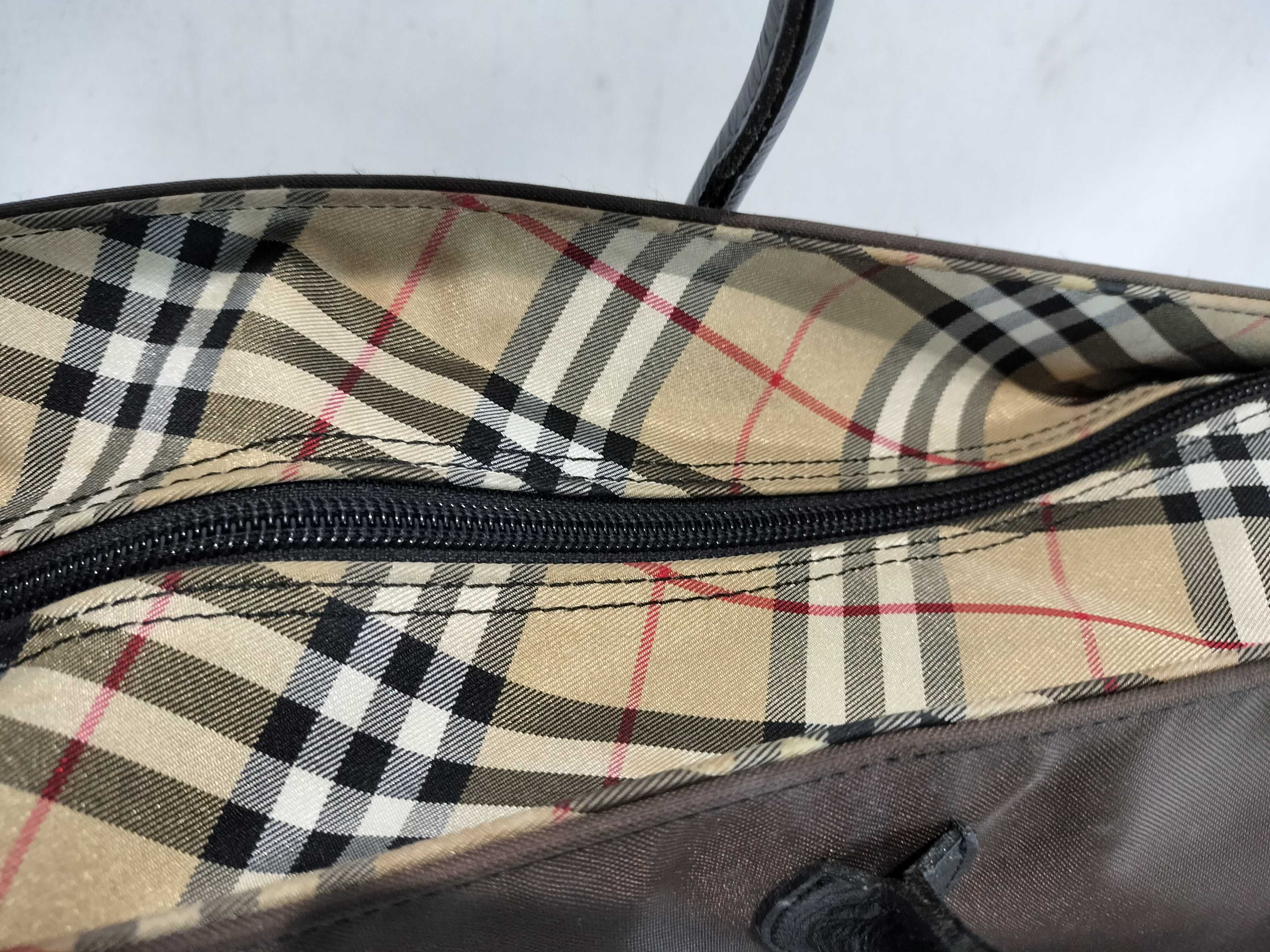 Blue Label Handbag, Black Check Handbag — view 8