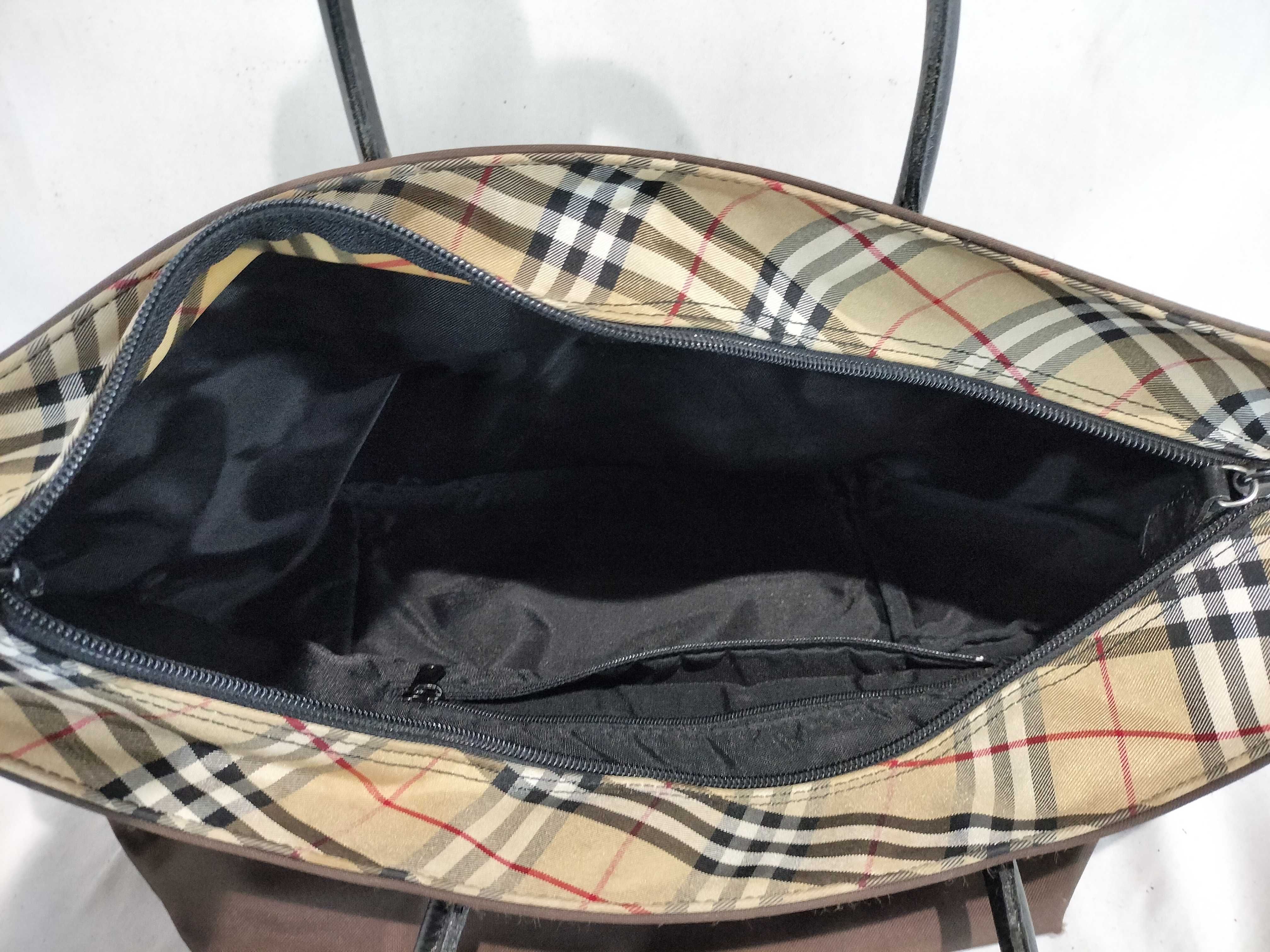Blue Label Handbag, Black Check Handbag — view 9