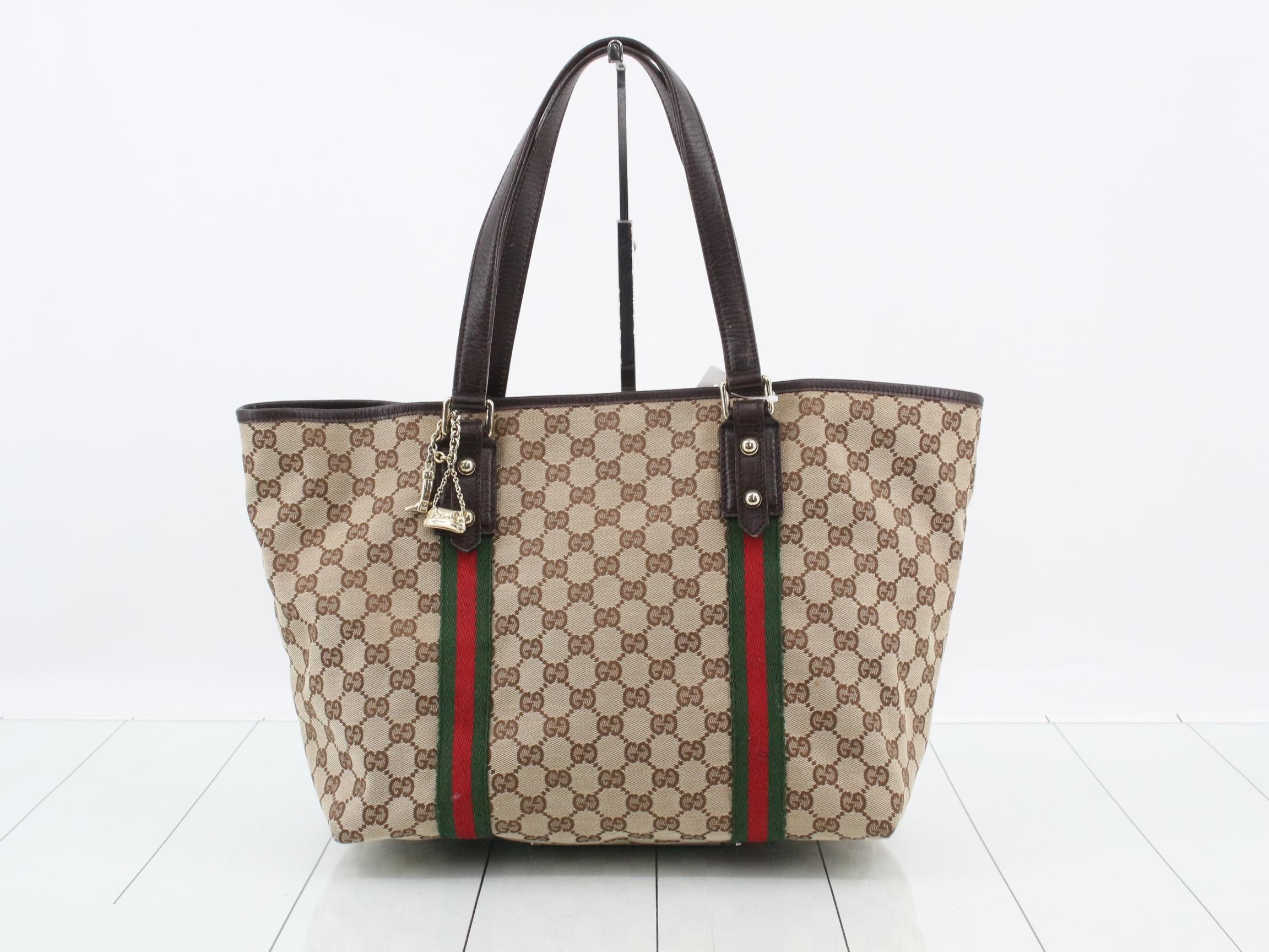 GG Canvas (Bag) - Tote Bag Charm - Sherry