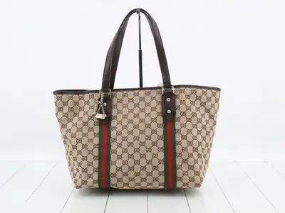 GG Canvas (Bag) - Tote Bag Charm - Sherry