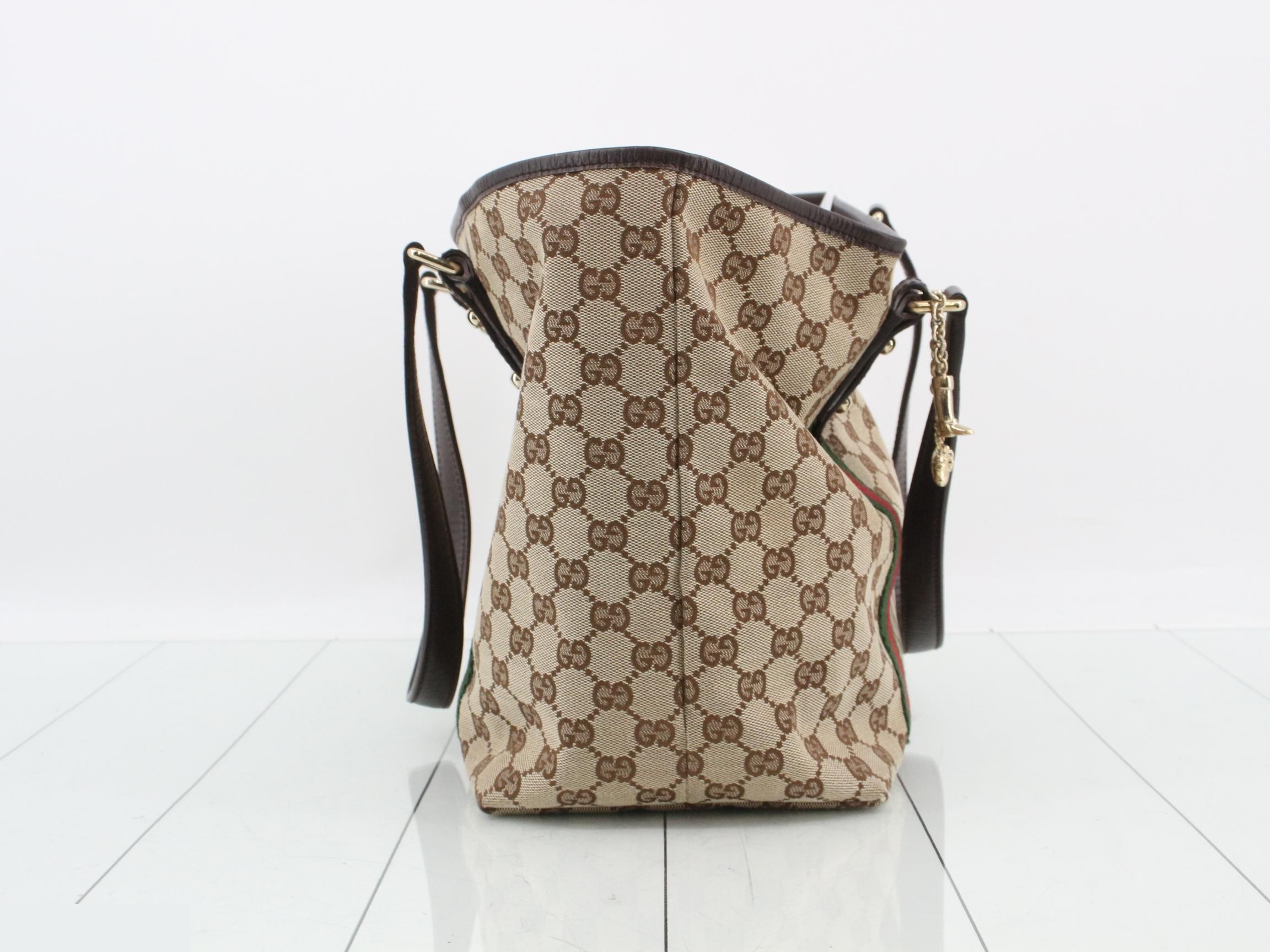 GG Canvas (Bag) - Tote Bag Charm - Sherry — view 4