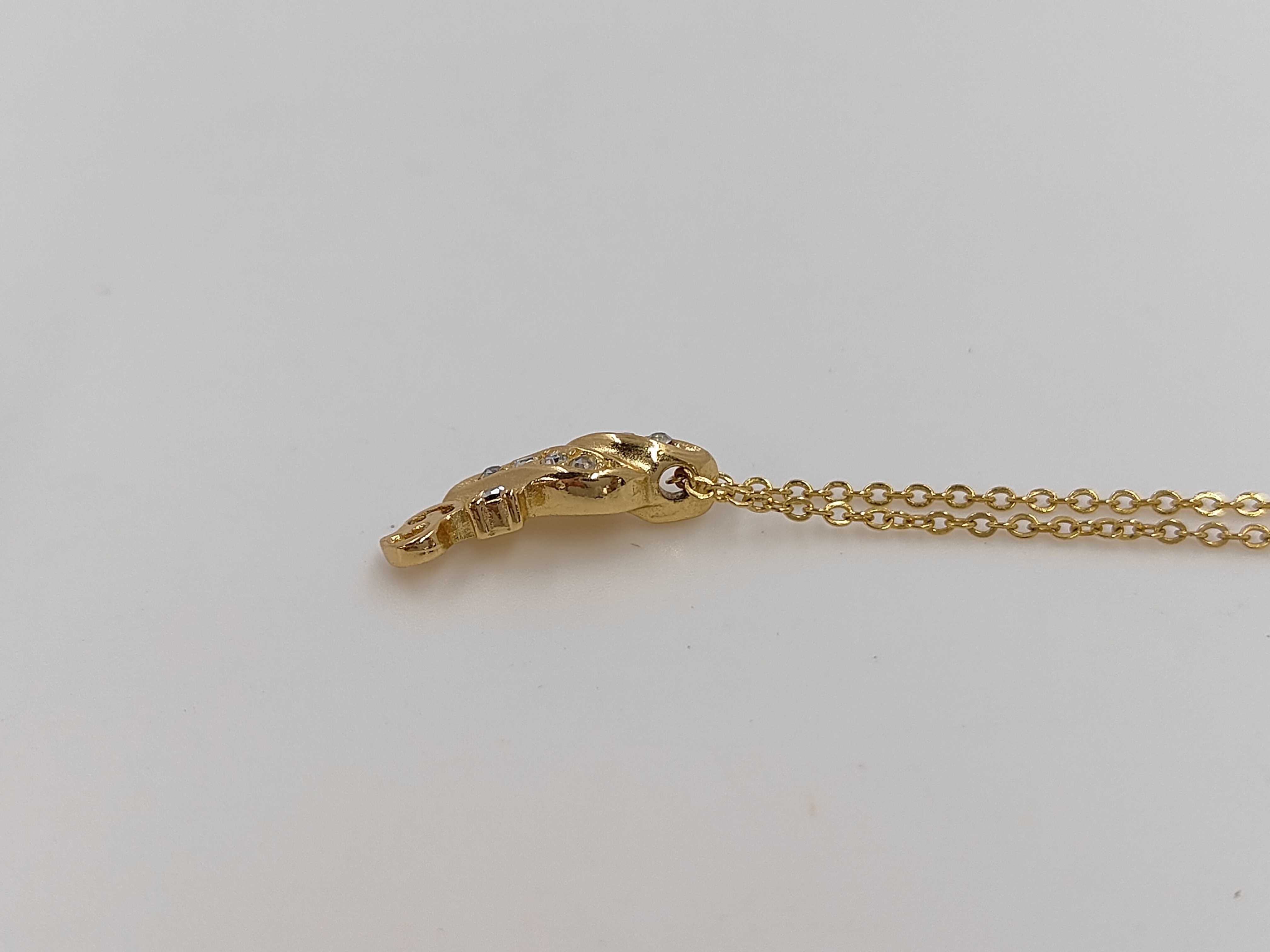 CD Rhinestone Necklace — view 2